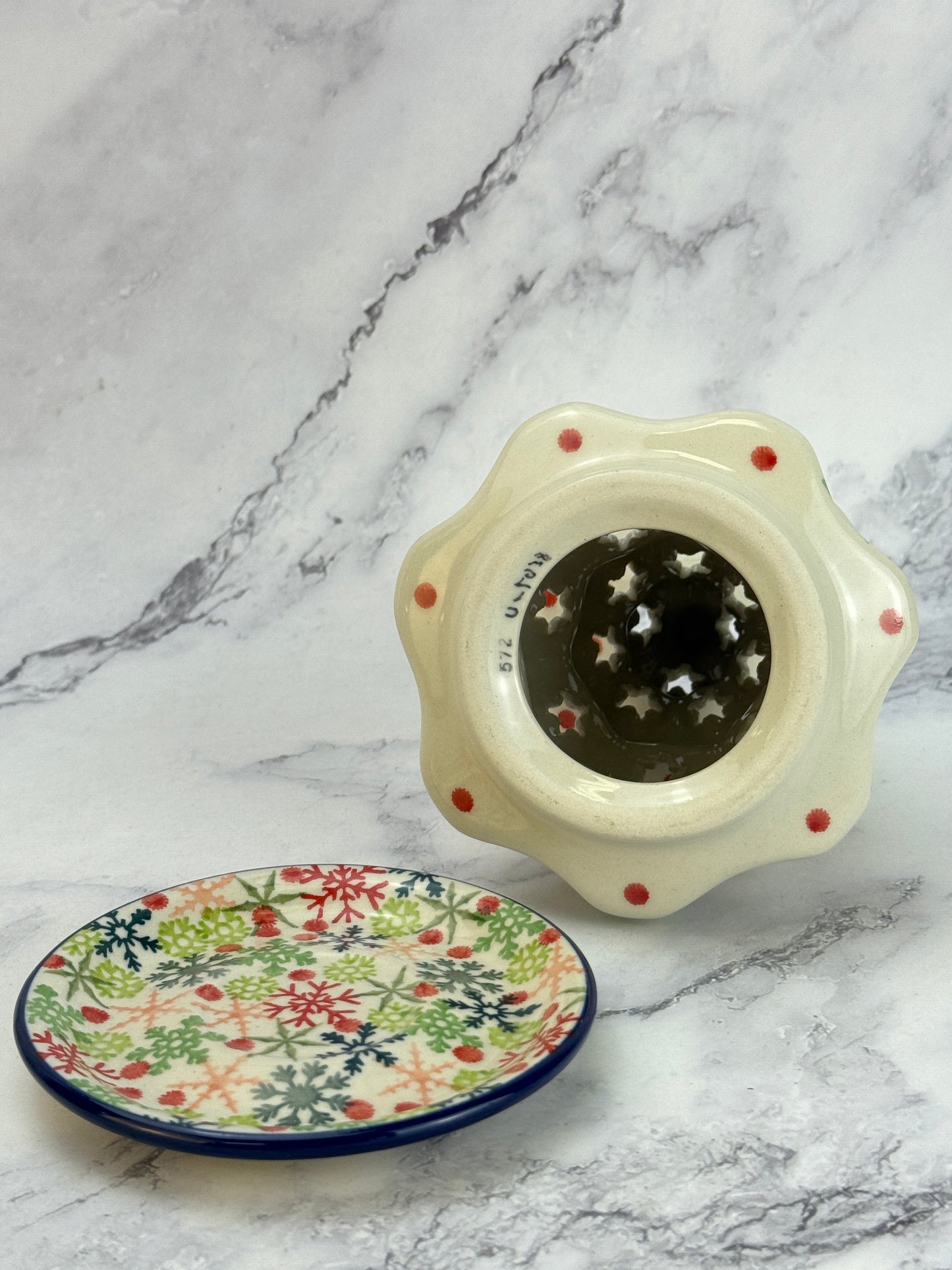 Medium Unikat Christmas Tree - Shape 513 - Pattern U5038