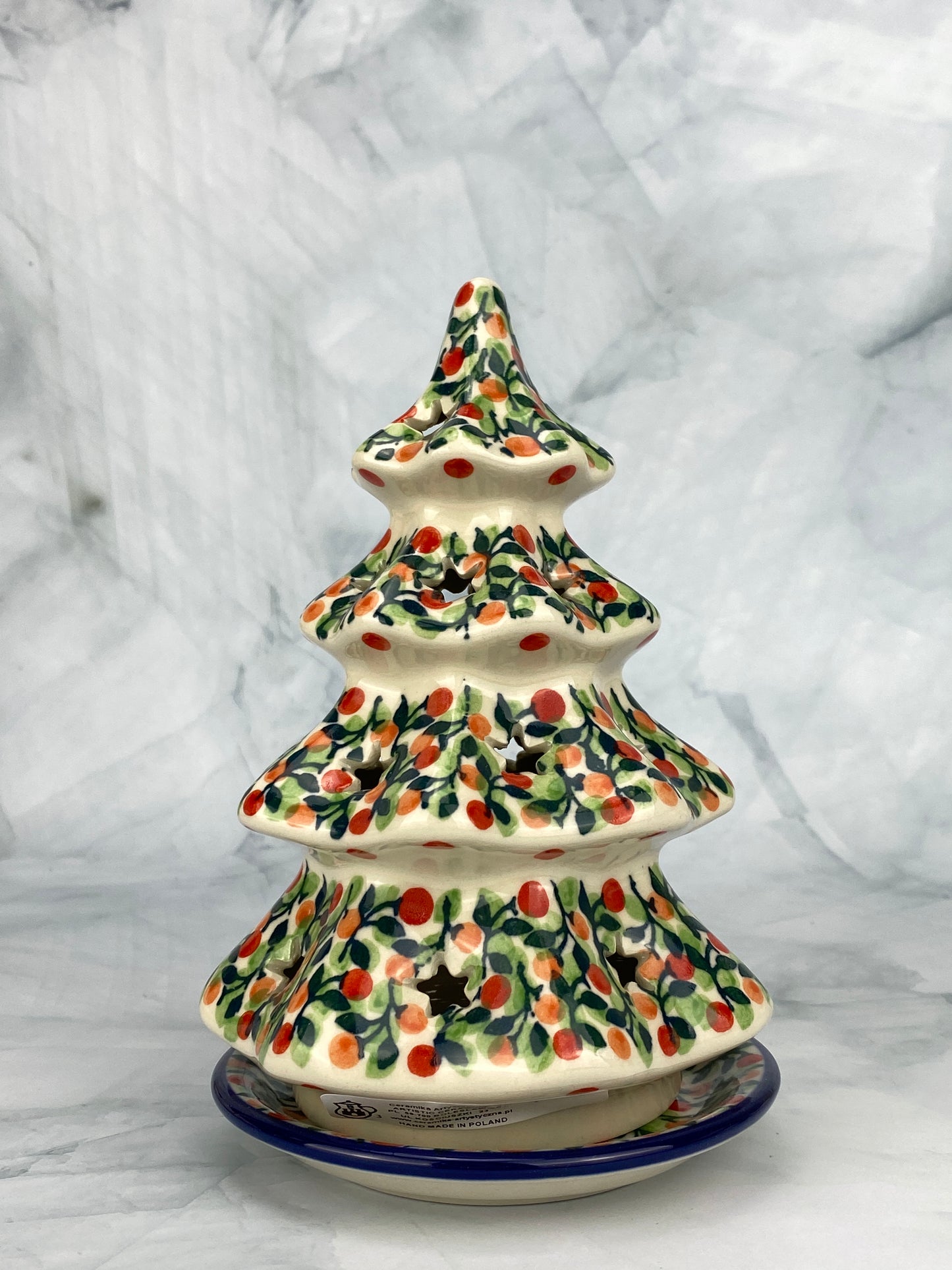 Medium Unikat Christmas Tree - Shape 513 - Pattern U4806