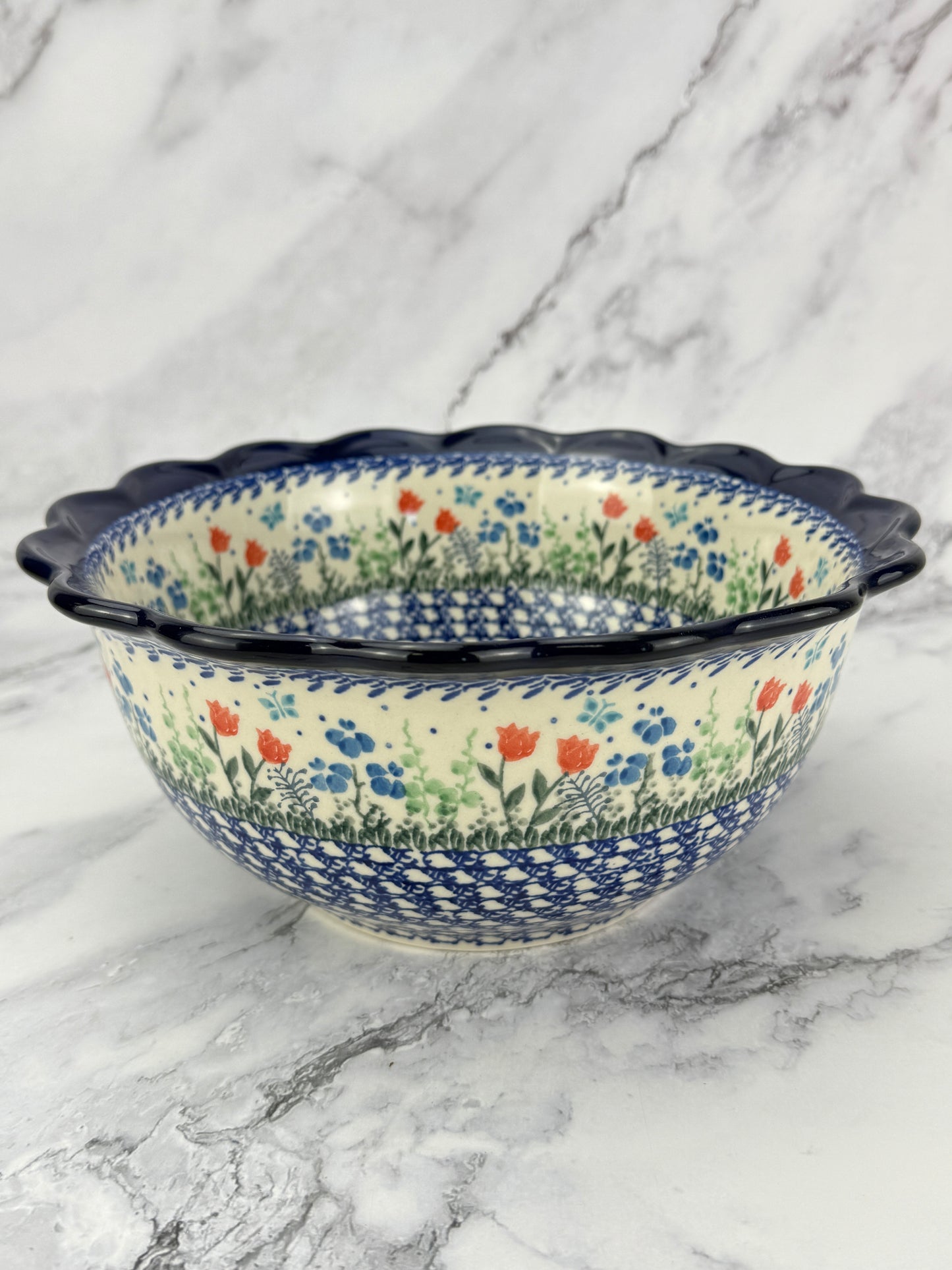 Large Ruffled Bowl - Shape 628 - Pattern 2903