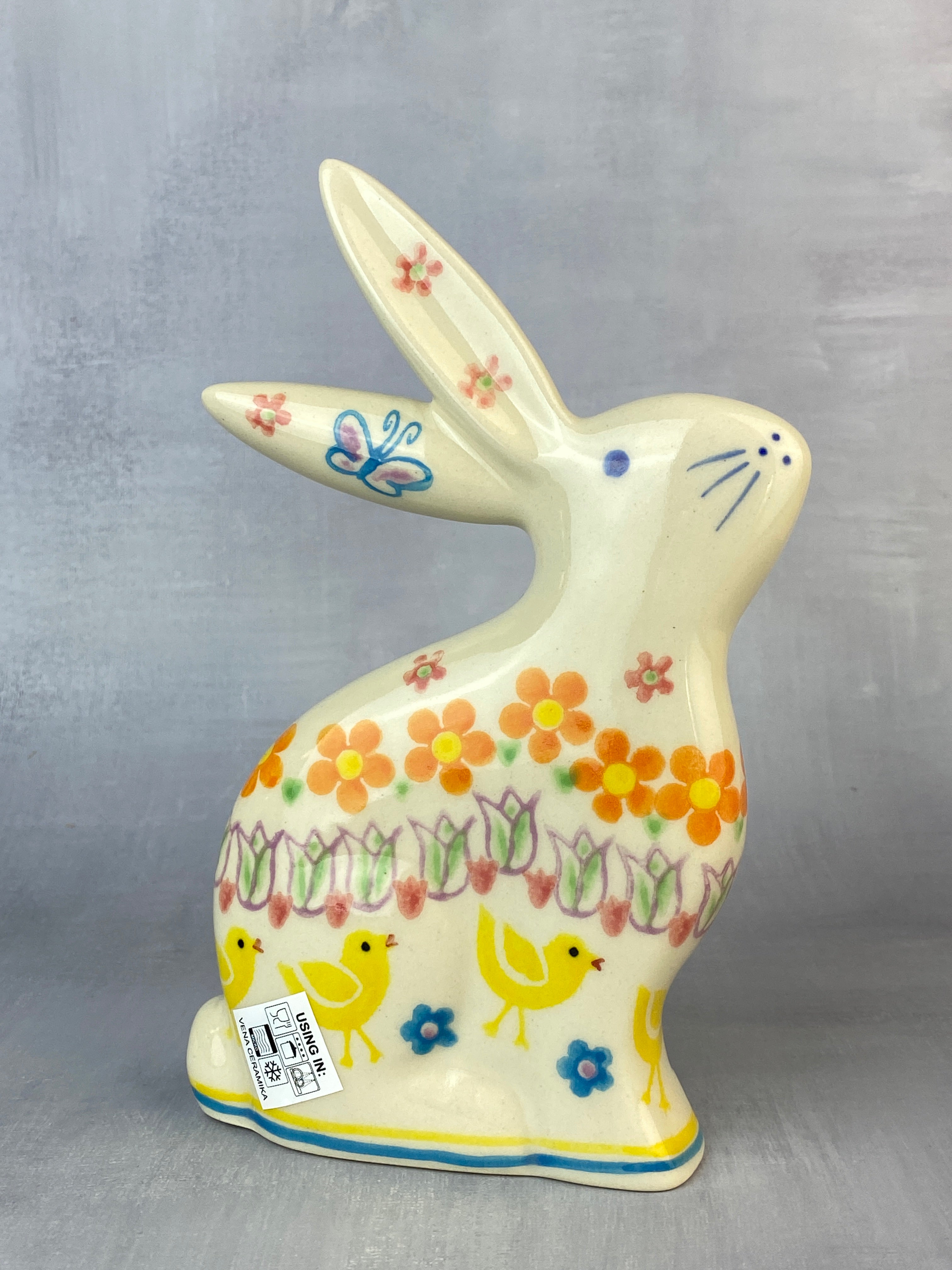 Tall Vena Bunny - Shape V613 - Spring Chicks – Polish Pottery Westlake