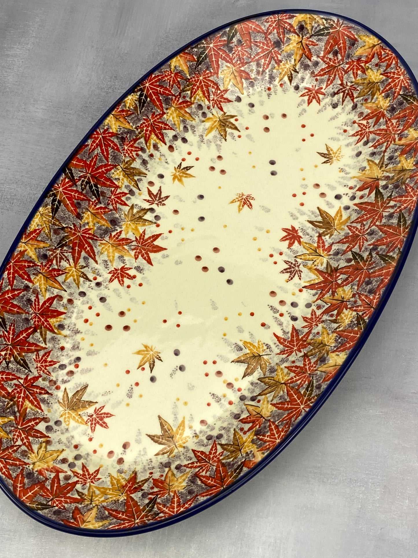 Largest Unikat Oval Platter - Shape 200 - Pattern U4907