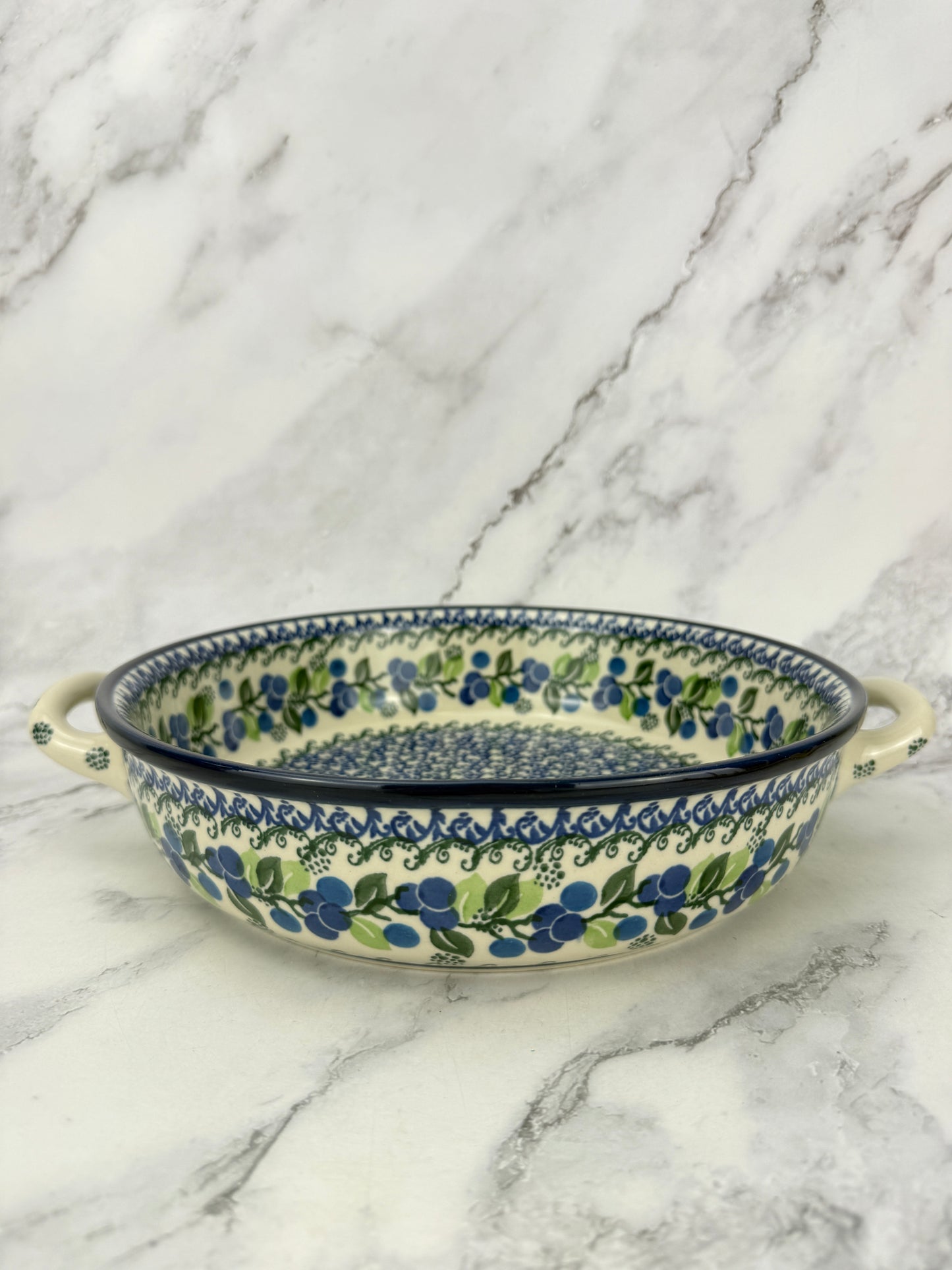 10" Round Baker With Handles - Shape 420 - Pattern 1416