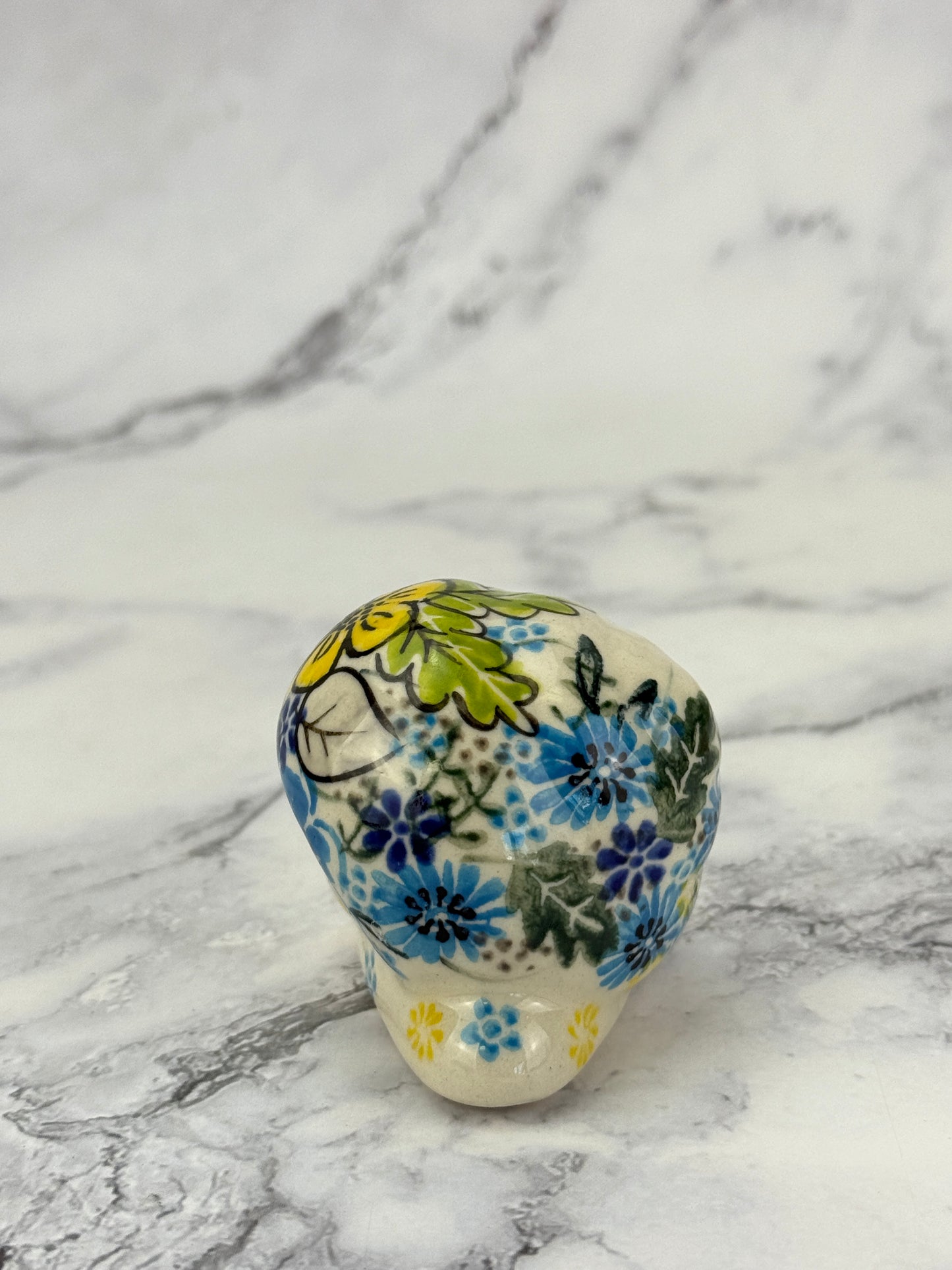 Snail Figurine - Shape V415 - Pattern Sunny Bloom