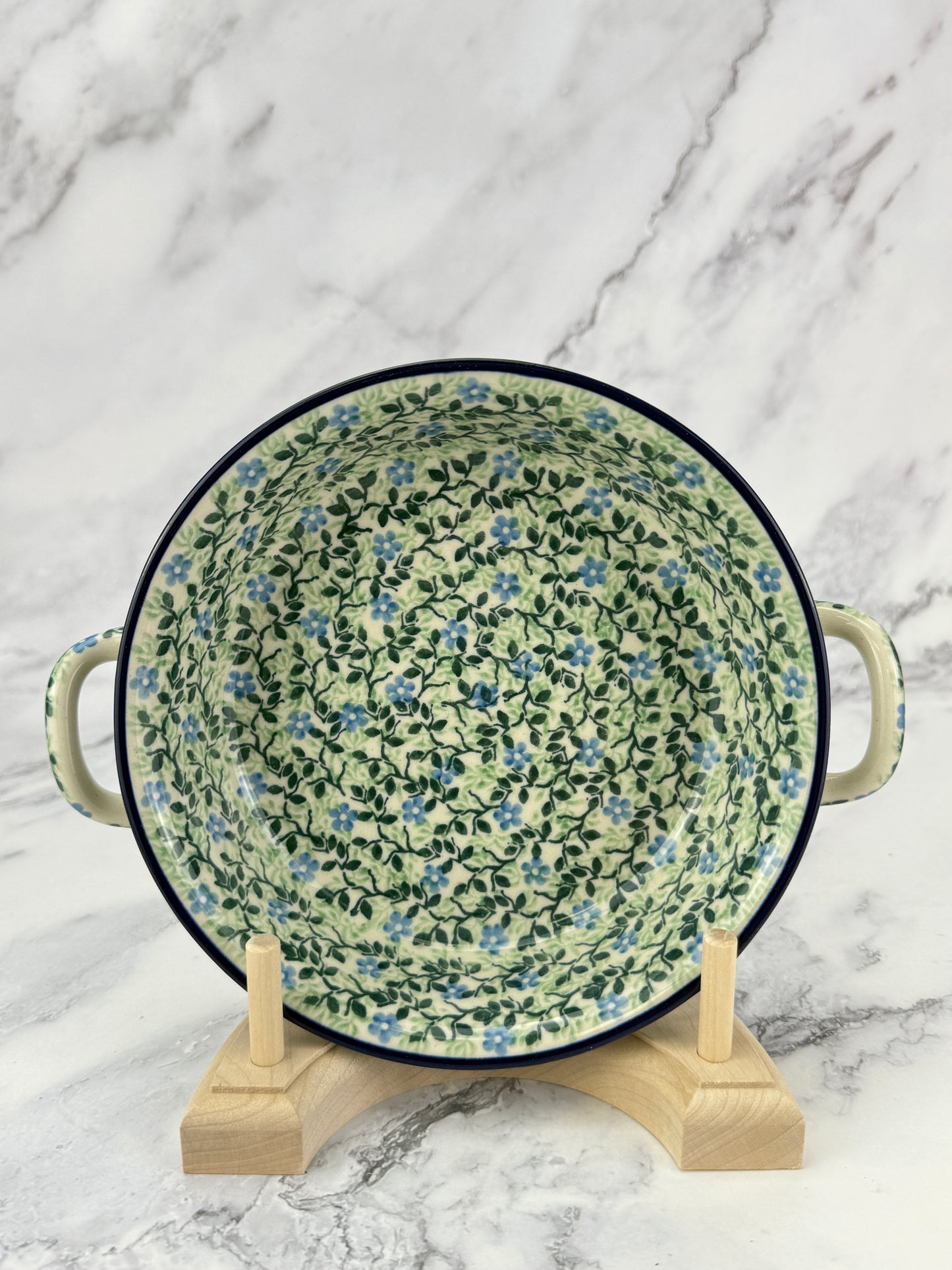 Small Round Baker with Handles - Shape C40 - Pattern 3249