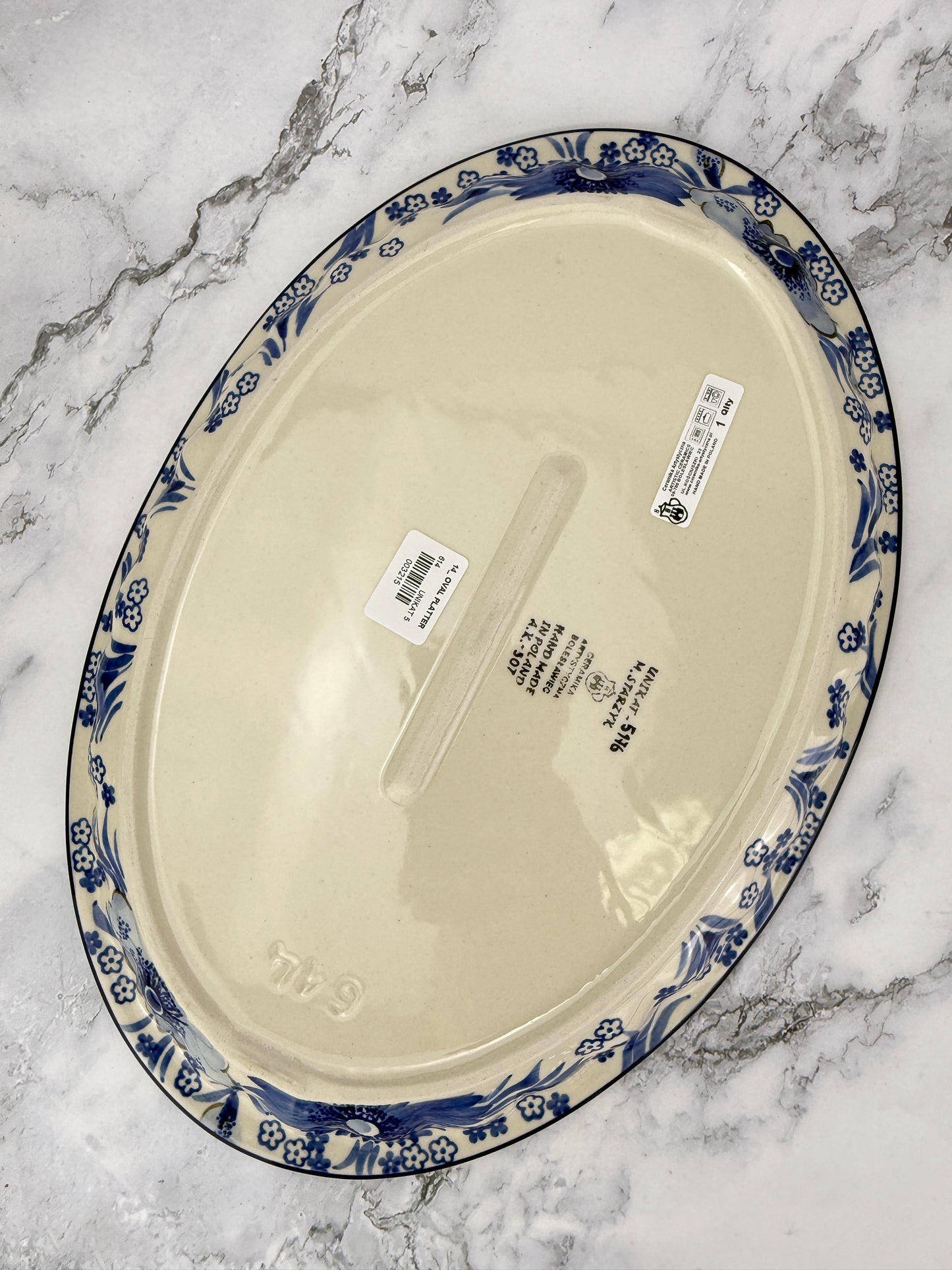 Unikat Oval Platter - Shape 614 - Pattern U5176