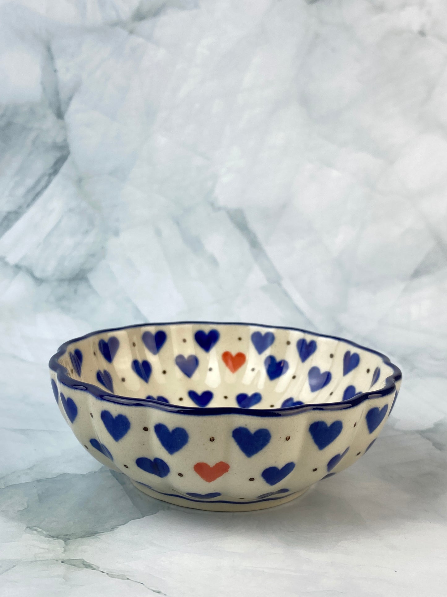 4.5" Scalloped Bowl - Shape 23 - Pattern 570