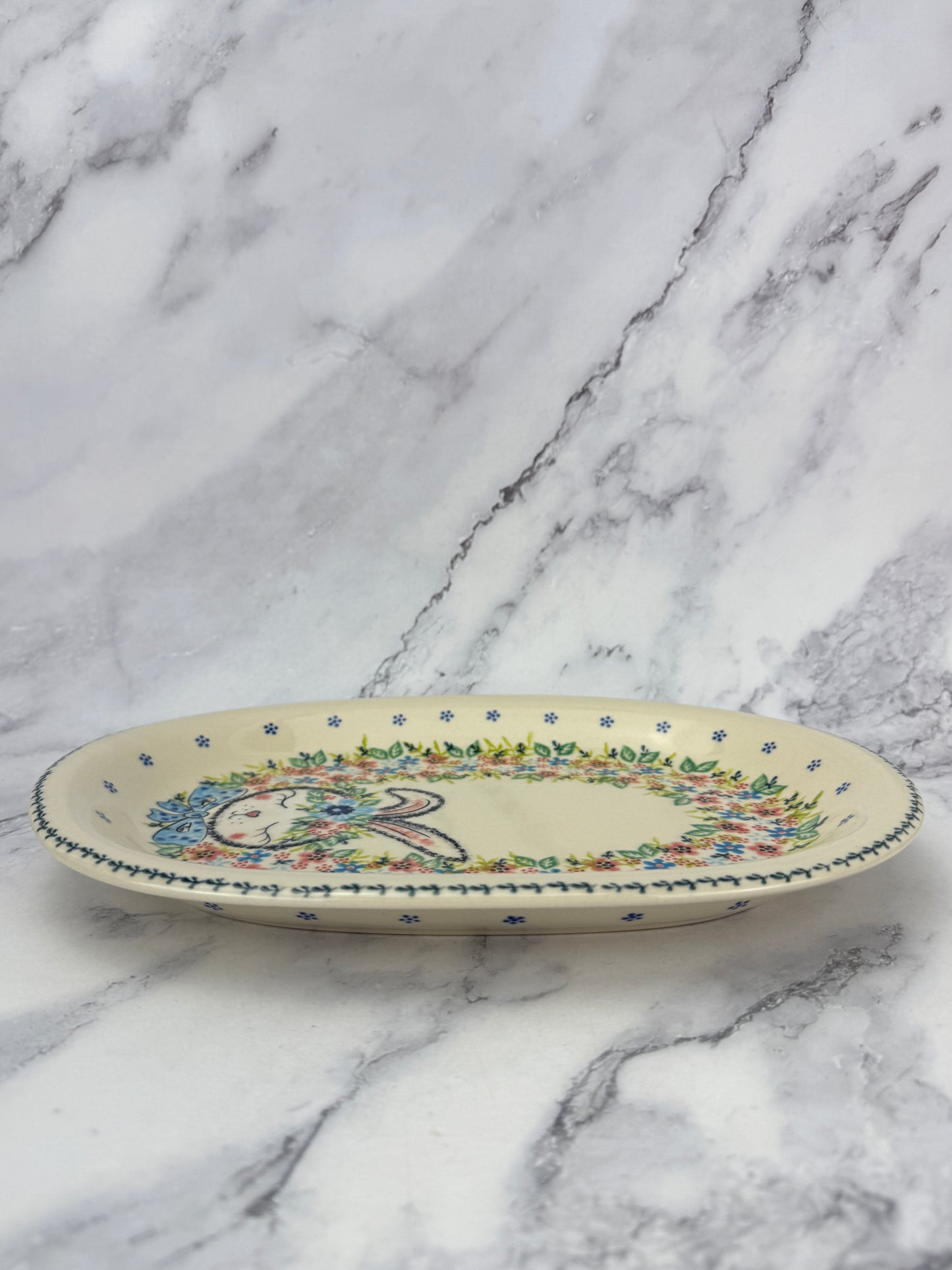 Vena Unikat Tray - Shape V115 - Blue Bow Tie Bunny
