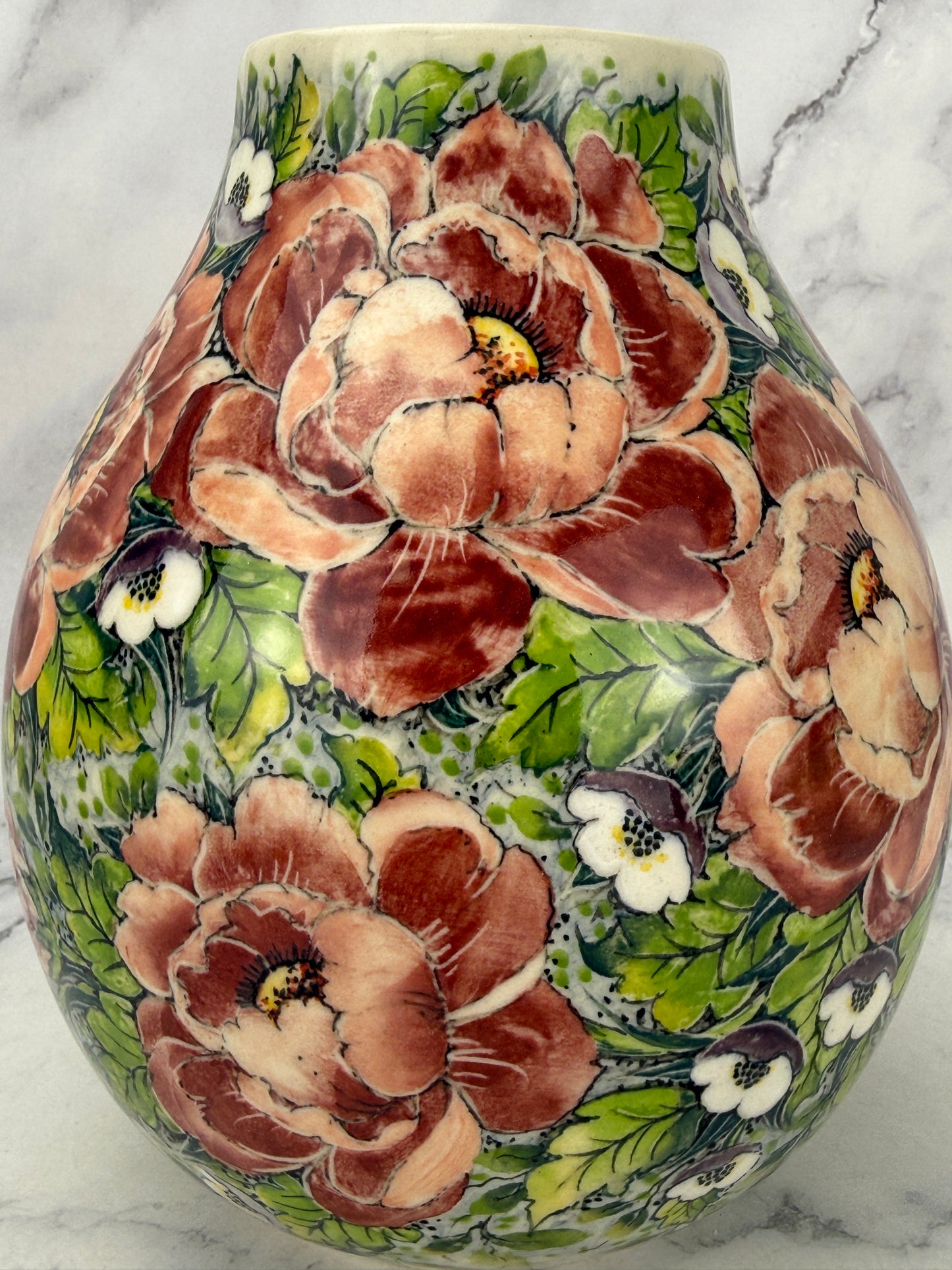 2025 Limited Edition Rounded Vase - Shape F15 - Krystyna Deptuła - L301