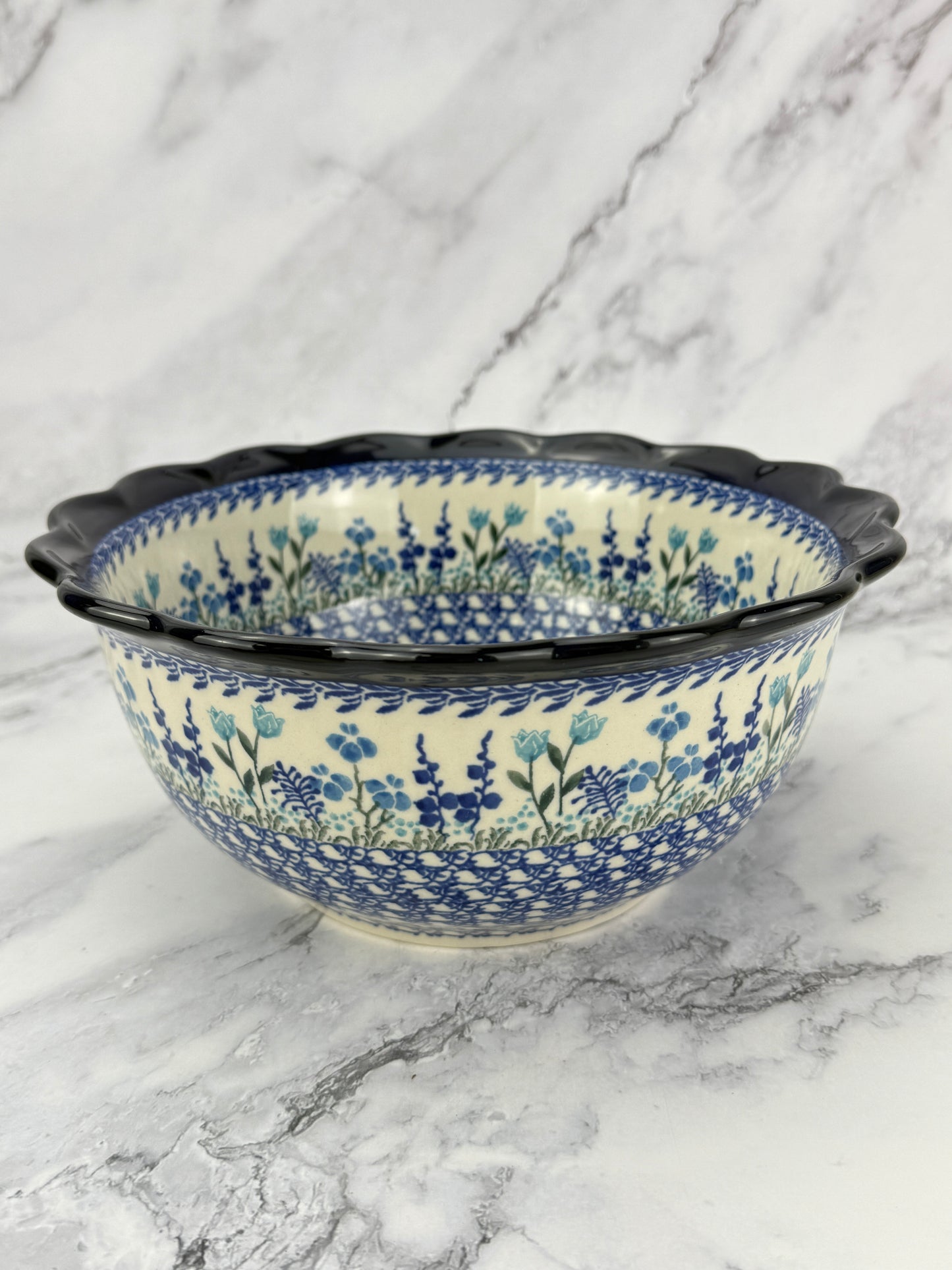 Large Ruffled Bowl - Shape 628 - Pattern 2898
