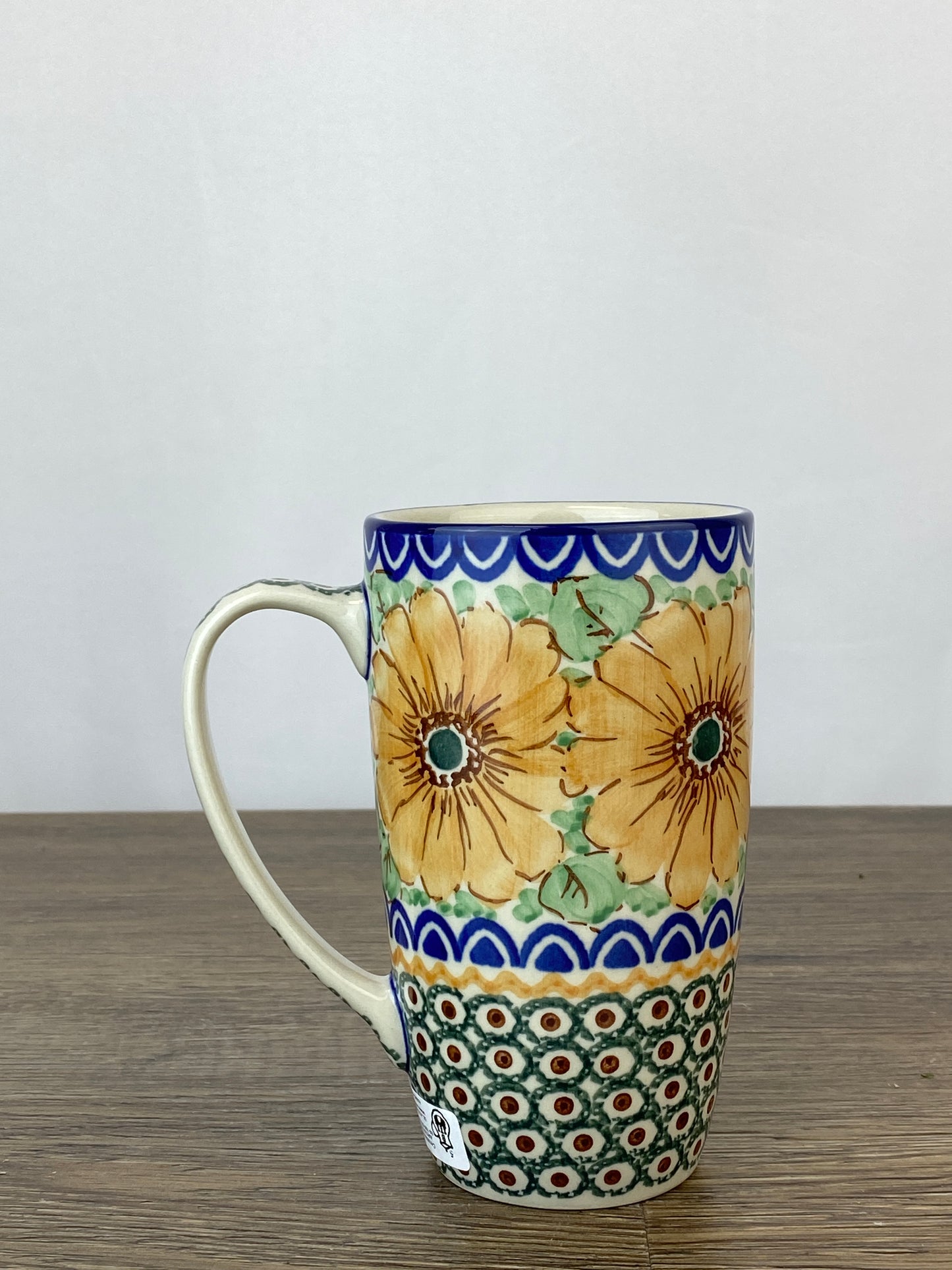 SALE 12oz Unikat Latte Mug - Shape C52 - Pattern U740