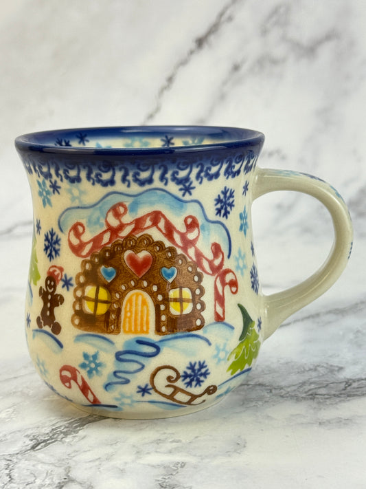 Vena Unikat 8oz Holiday Mug - Shape V053 - Gingerbread
