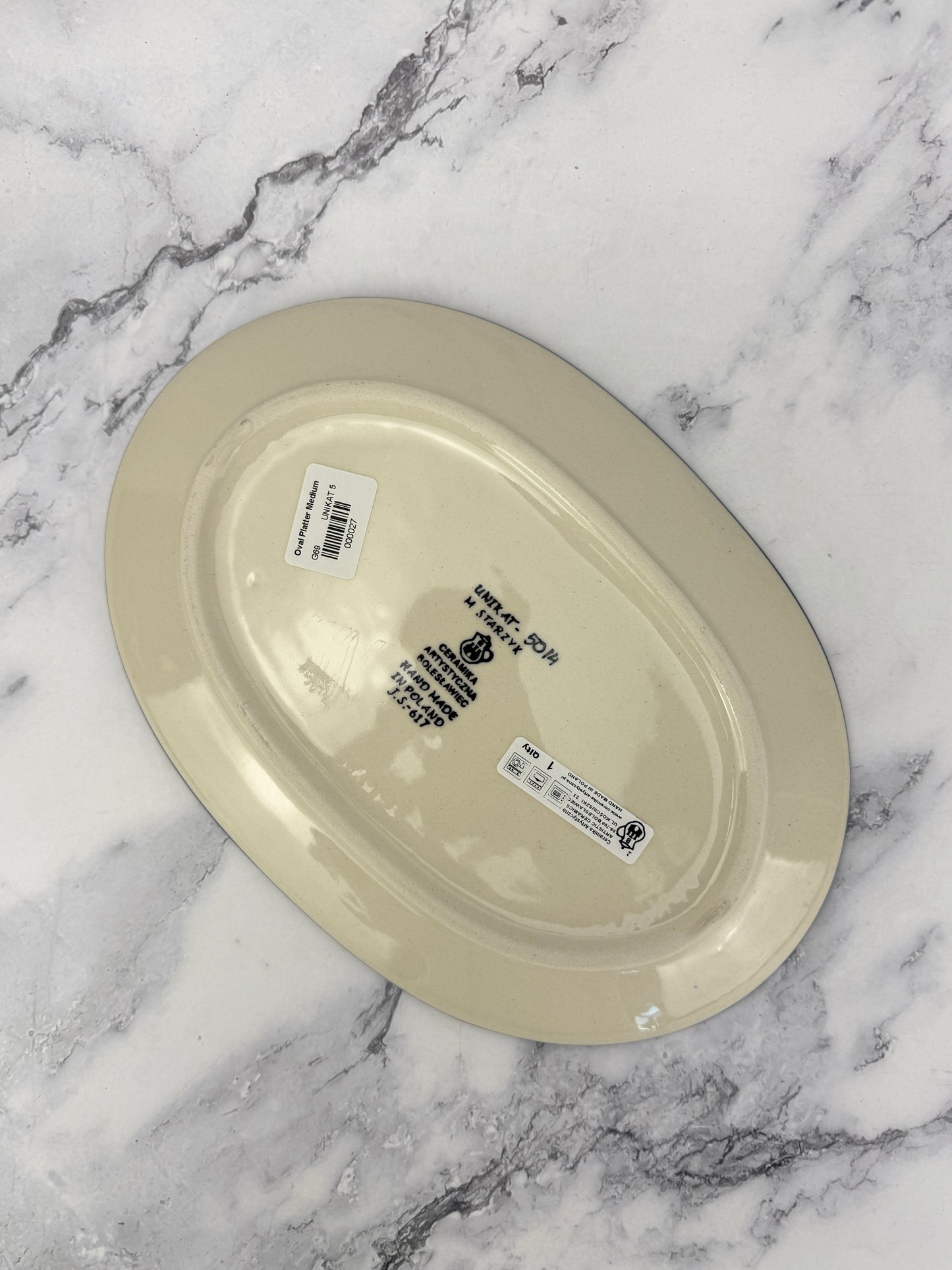Medium Unikat Oval Platter - Shape G69 - Pattern U5014