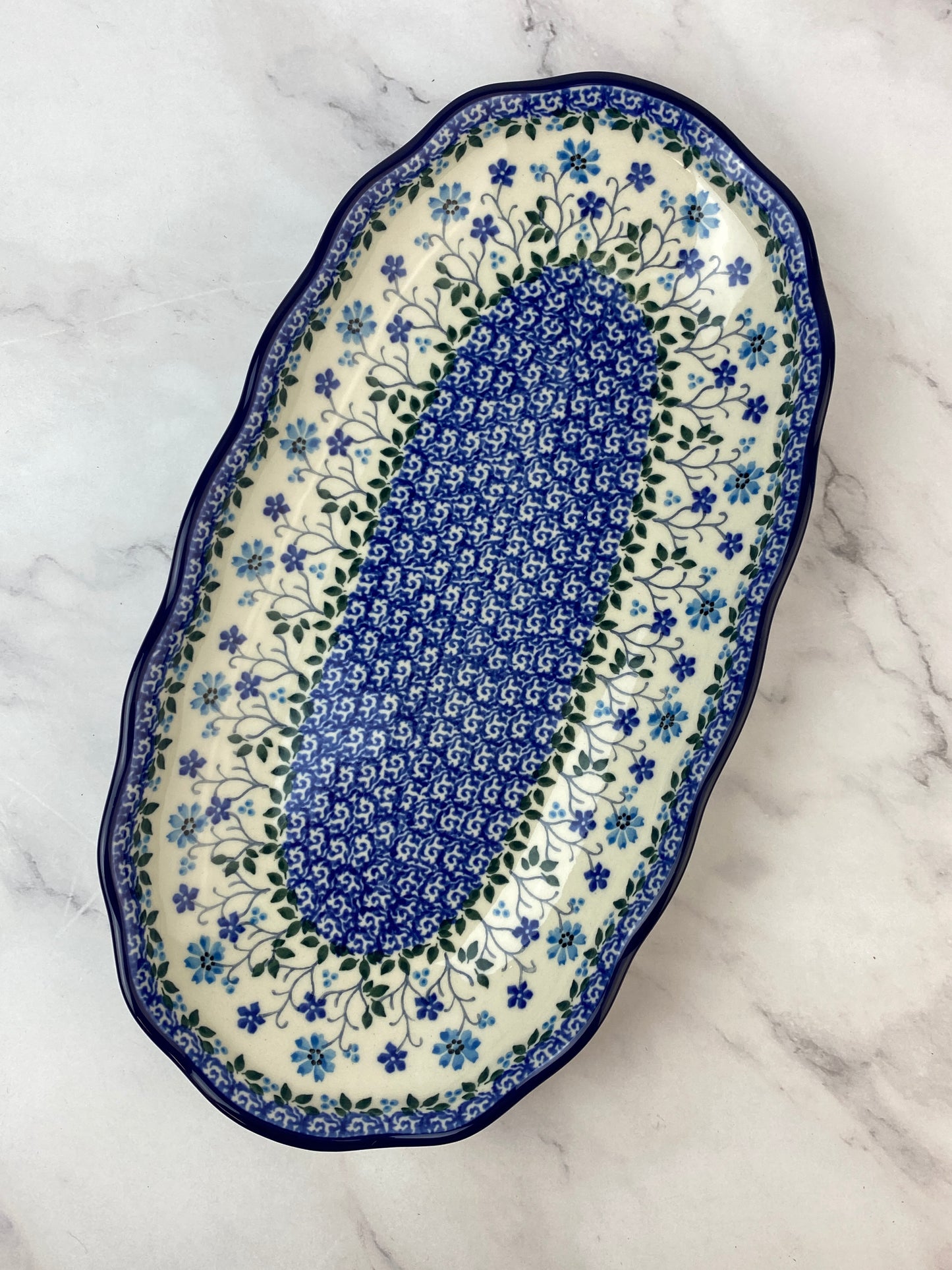 Scalloped Tray - Shape A42 - Pattern 2785