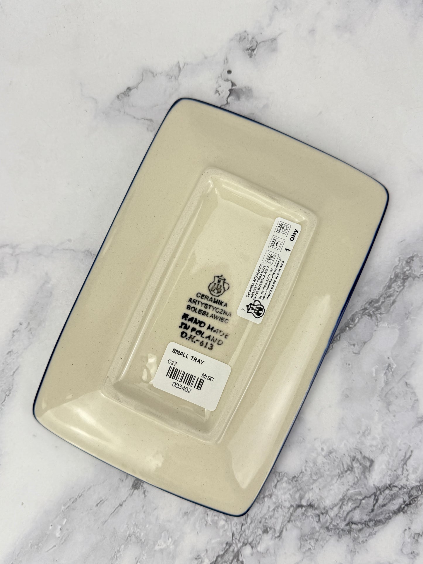 Small Tray - Shape C27 - Pattern 2089