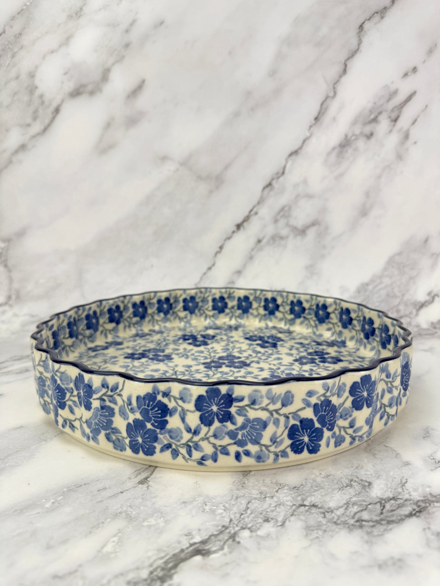 XL Ruffled Quiche - Shape D77 - Pattern 3428