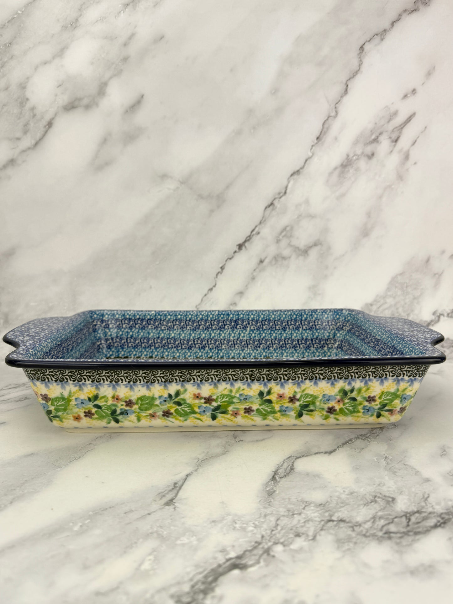 Unikat Rectangular Baker With Handles - Shape A59 - Pattern U5048