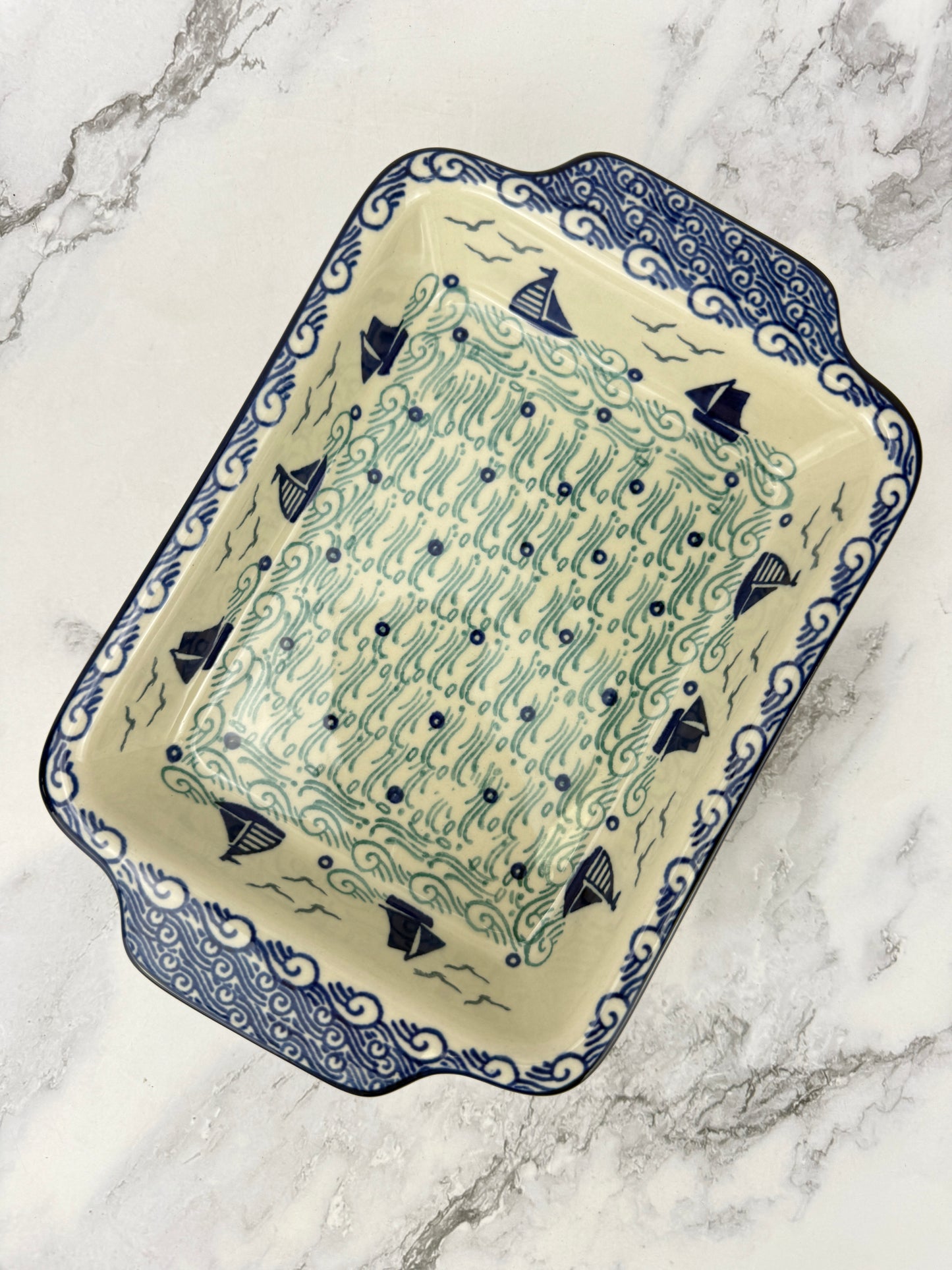 Rectangular Baker with Handles - Shape A84 - Pattern 2988