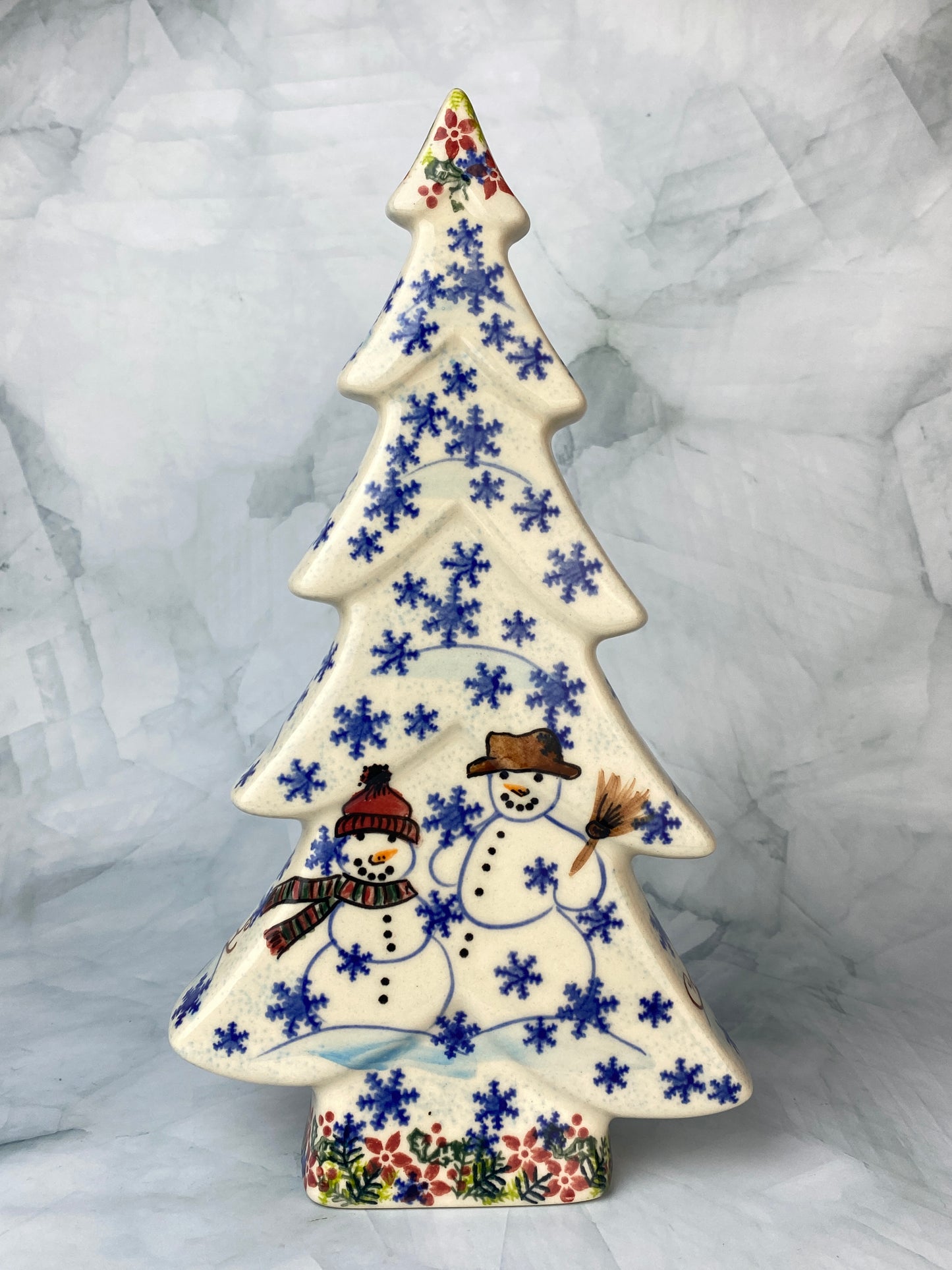 Vena Unikat Tree Figurine - Shape V491 - U583 Snowmen