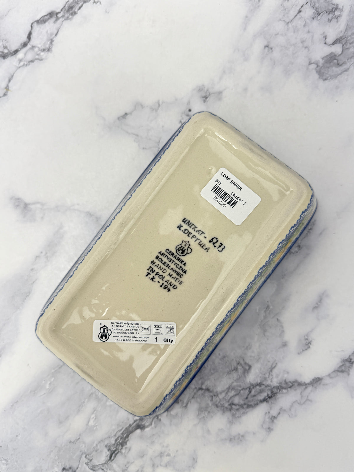Unikat Loaf Baker - Shape 603 - Pattern U5273