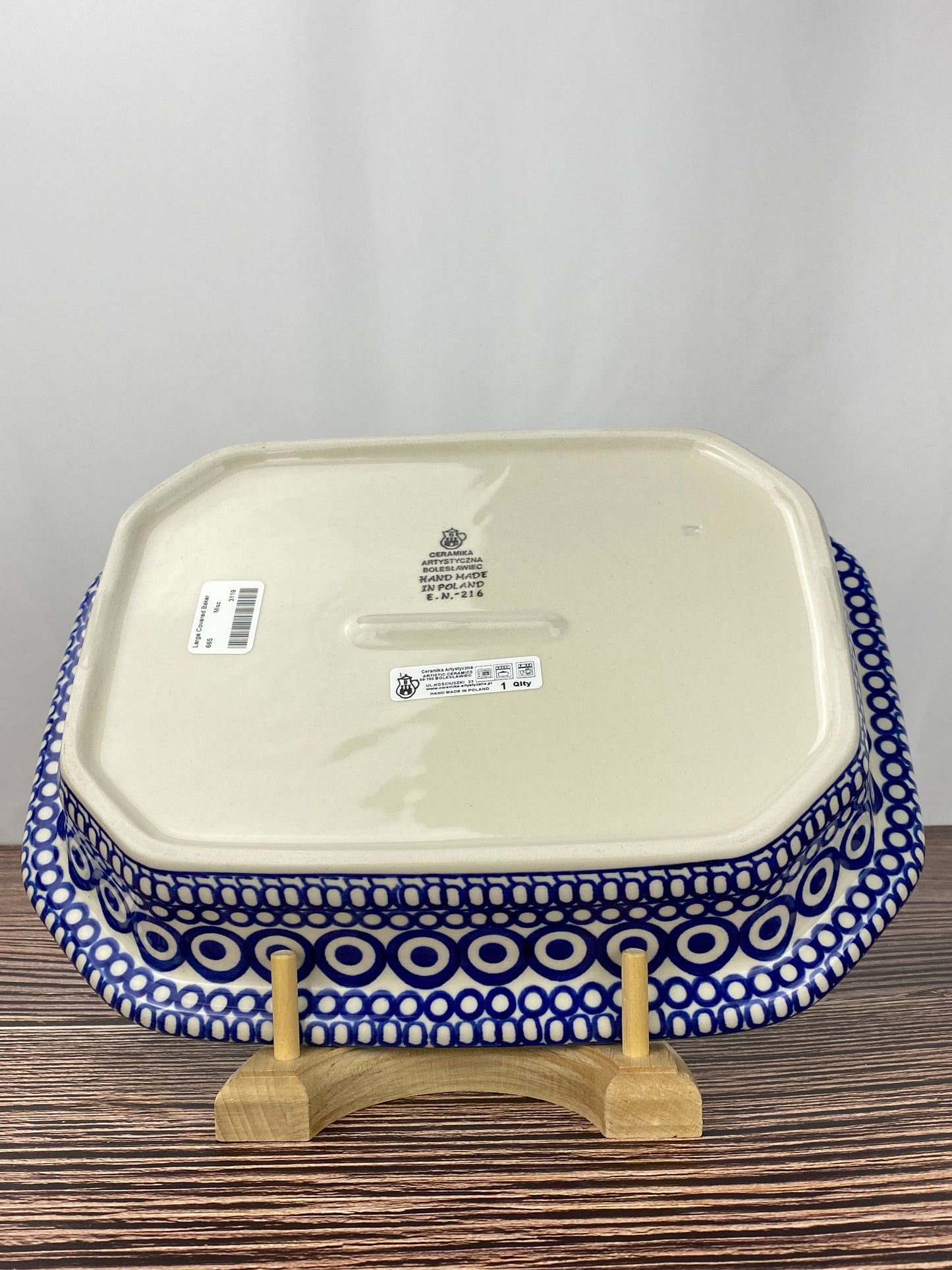 SALE Rectangular Covered Baker - Shape 665 - Pattern 13