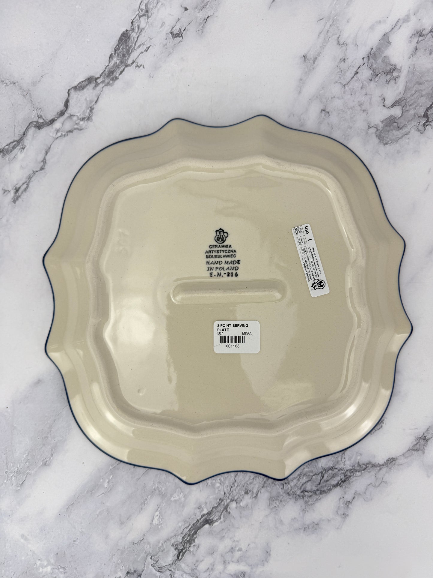 8 Pointed Platter/ Plate - Shape 507 - Pattern 1416