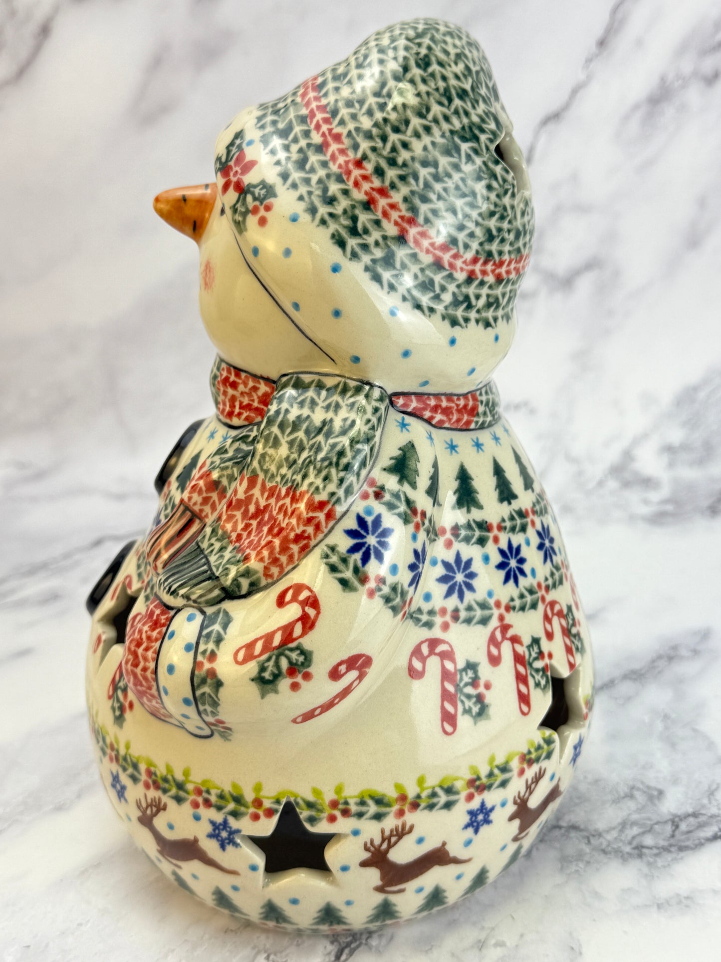 Vena Snowman With Broomstick - Shape V641 - Christmas Sweater