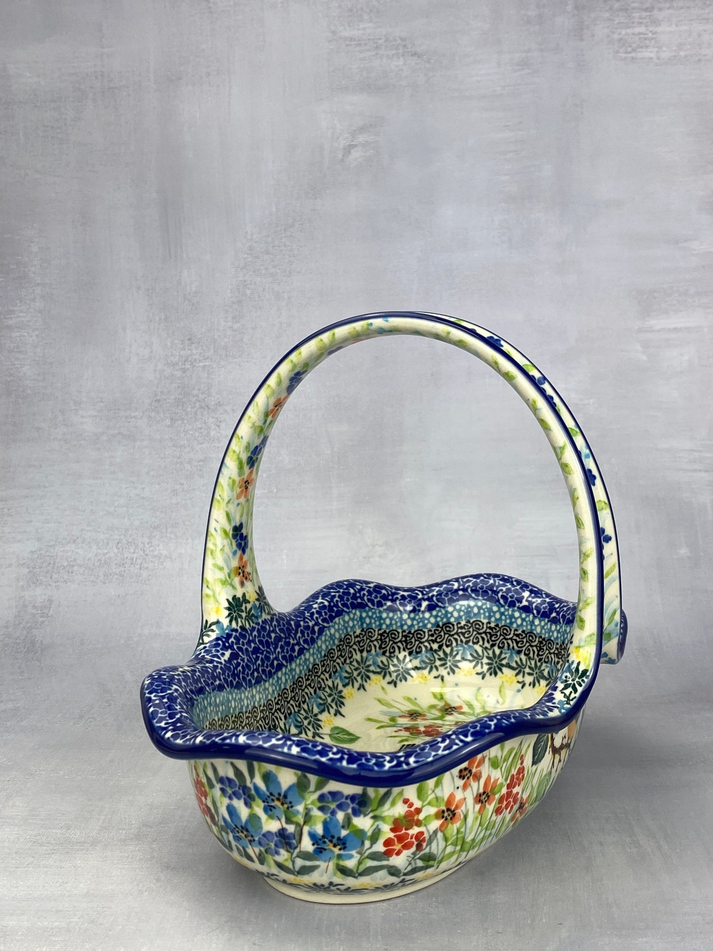 Unikat Basket with Handle - Shape A21 - Pattern U5098