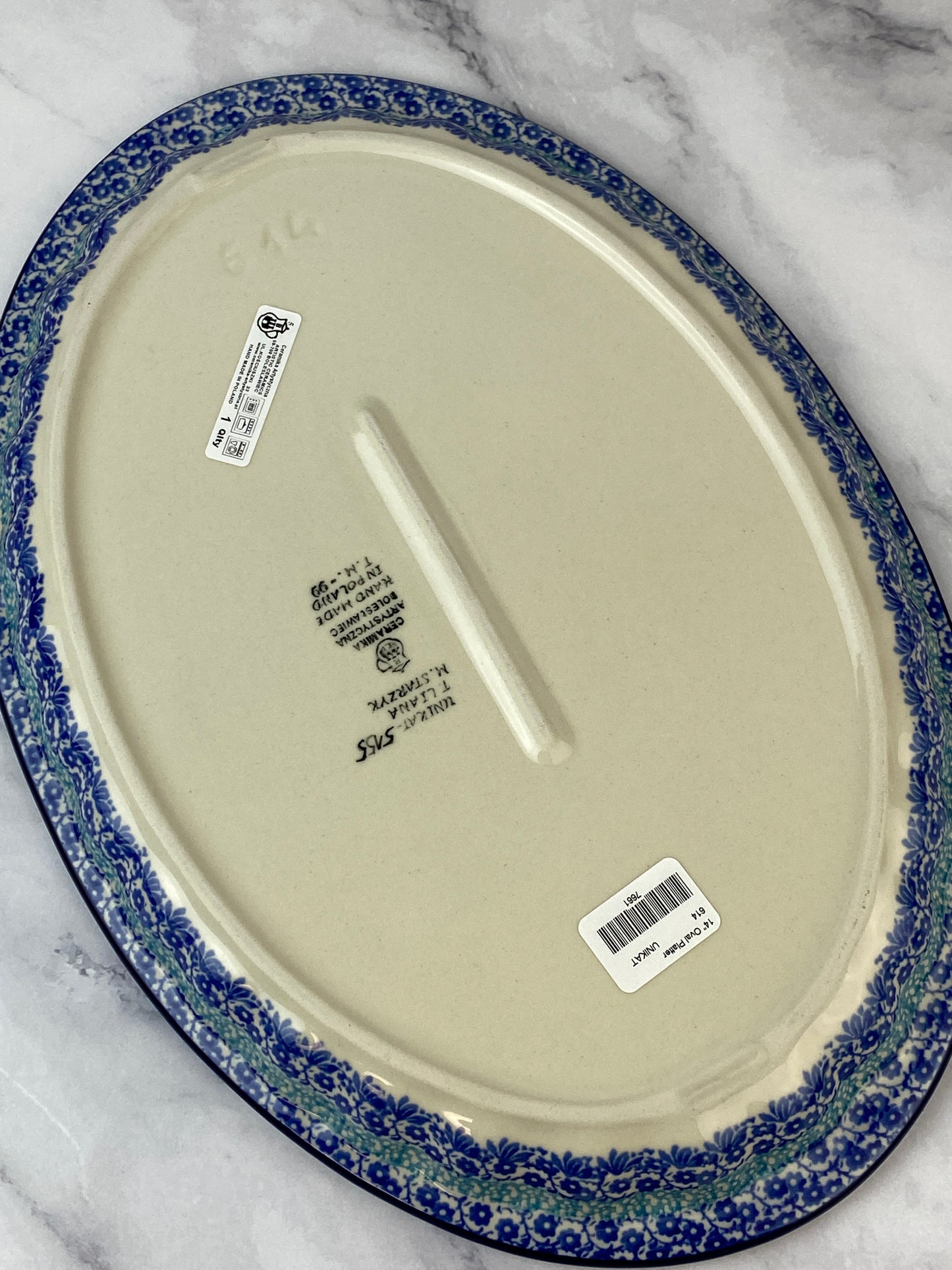 Unikat Oval Platter - Shape 614 - Pattern U5155