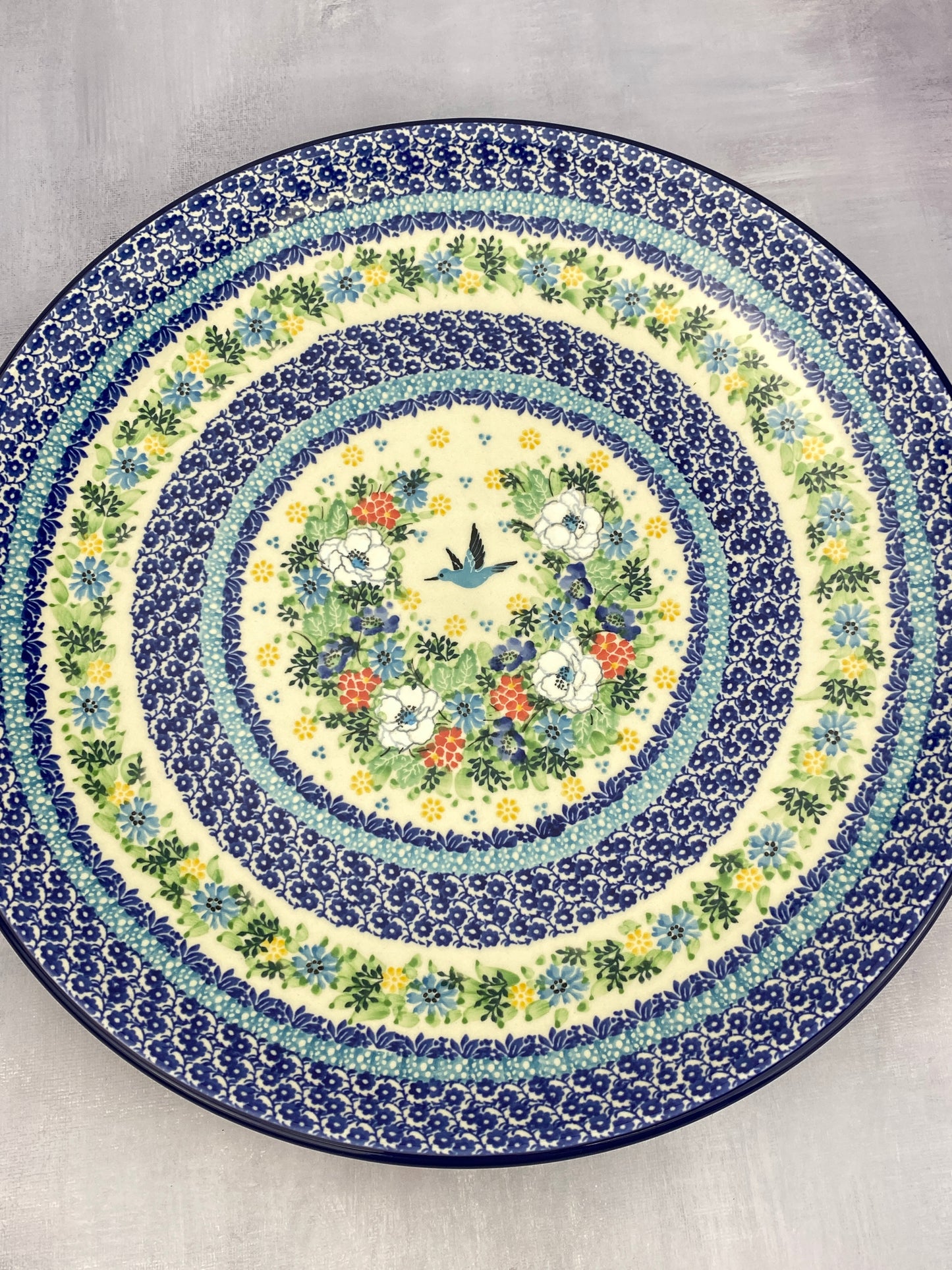 14" Round Unikat Platter - Shape 265 - Pattern U5155