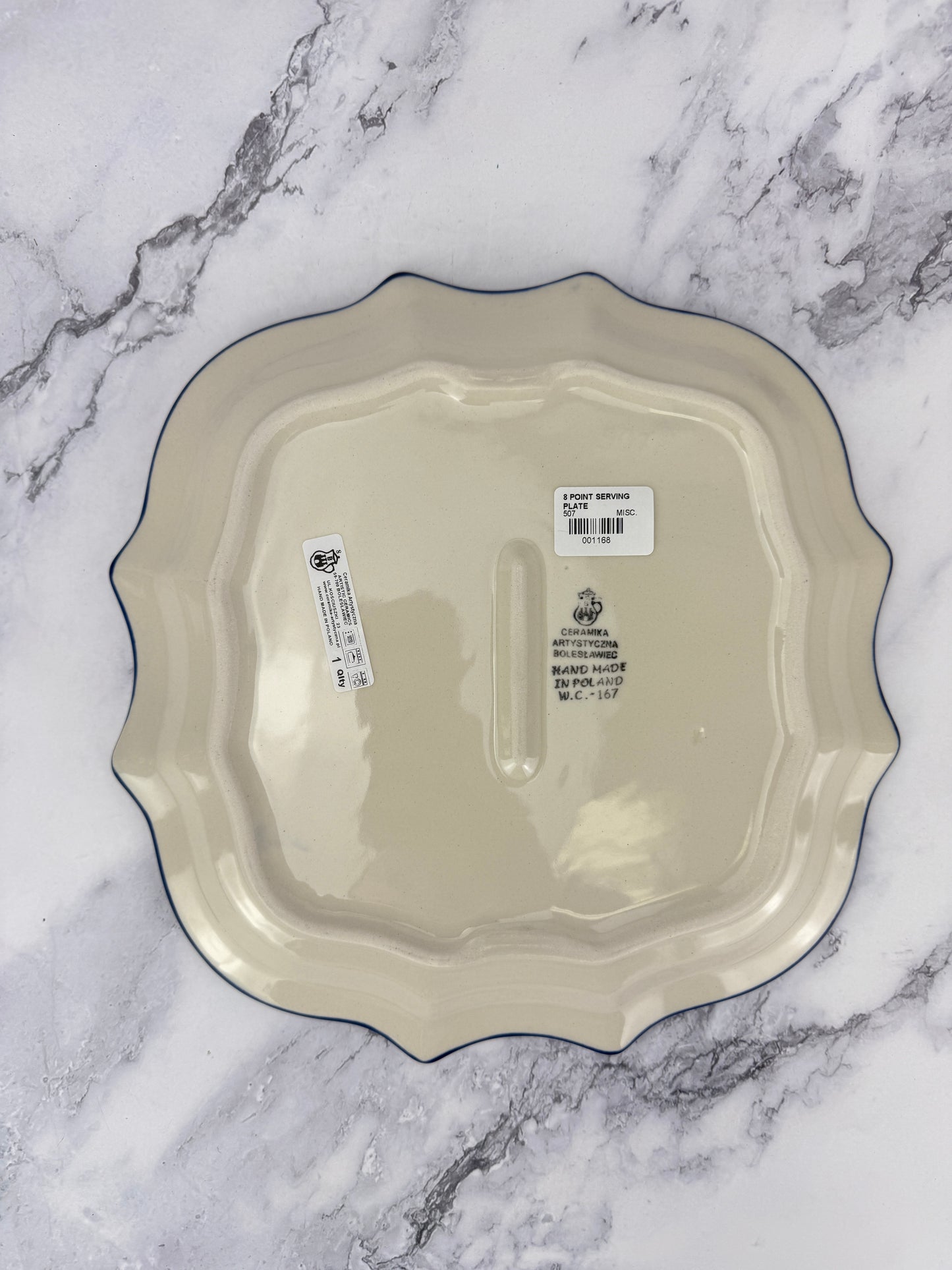 8 Pointed Platter/ Plate - Shape 507 - Pattern 1932