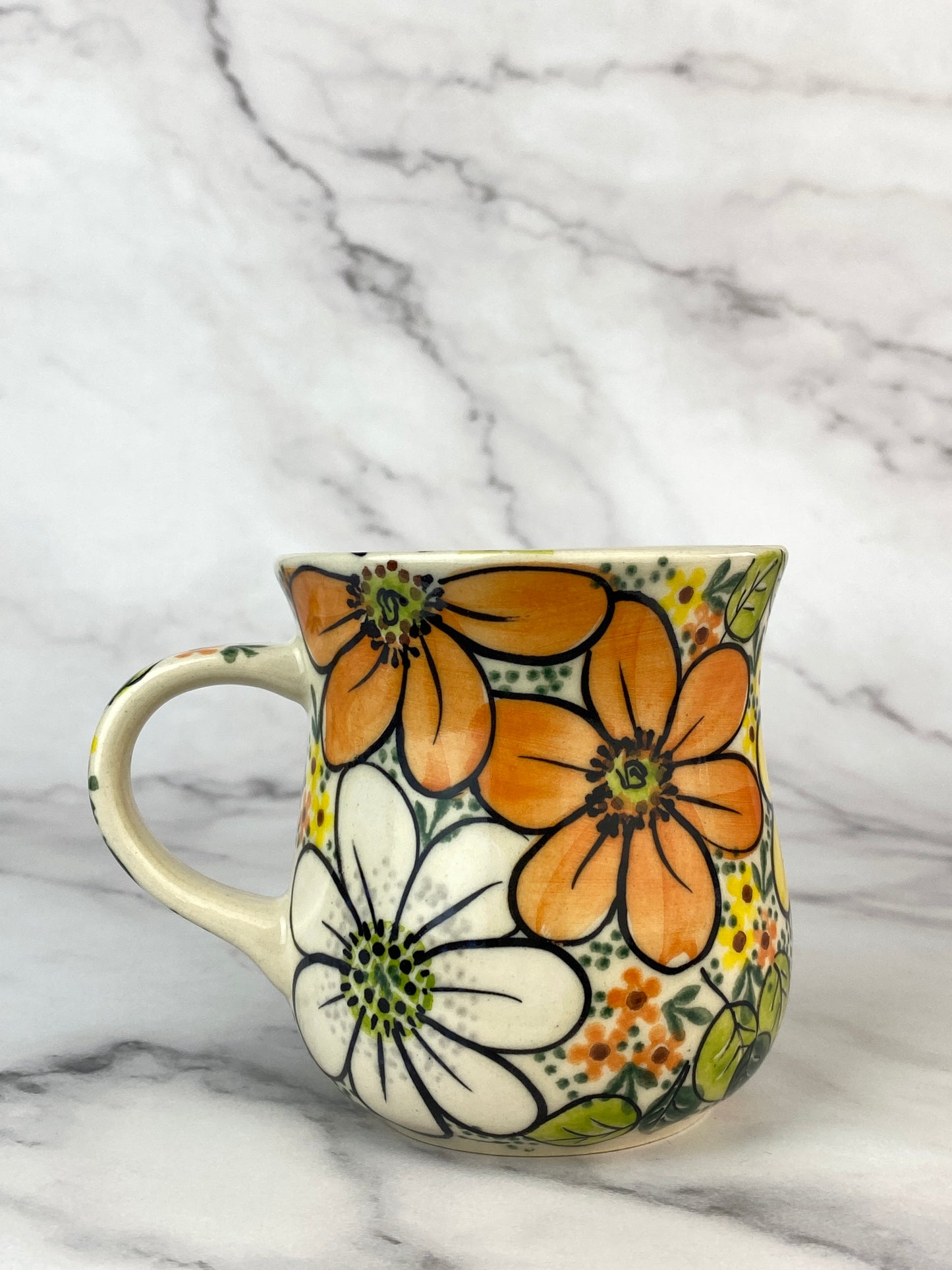 Vena Unikat 8oz Mug - Shape V053 - Bright Flowers