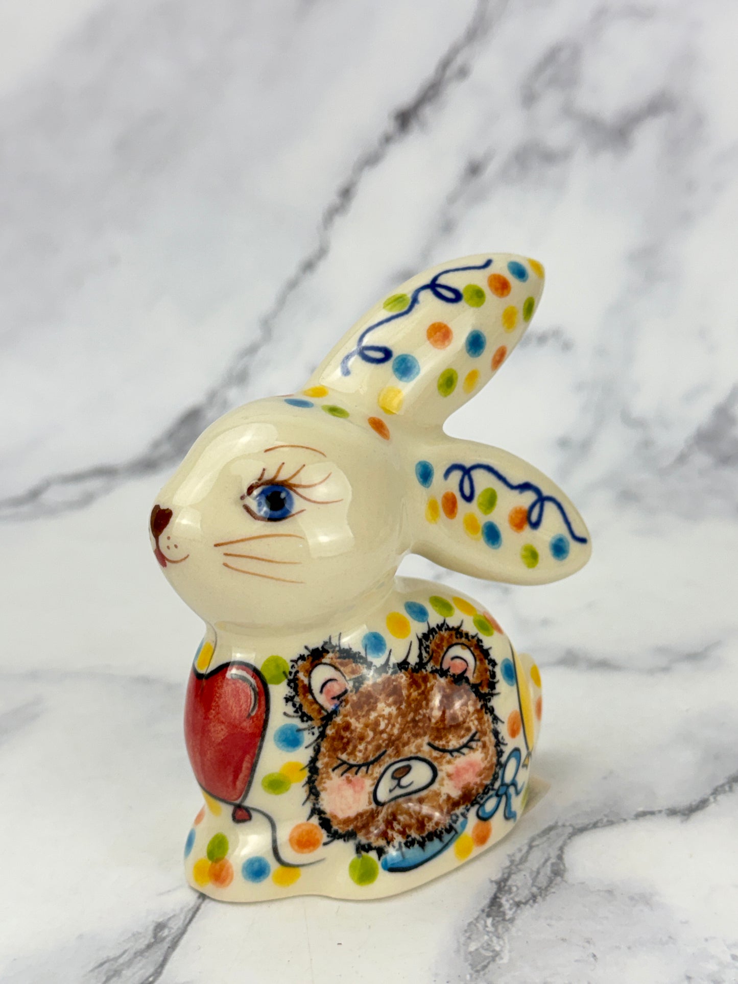 SALE Bunny Figurine - Shape V412 - Dark Bear