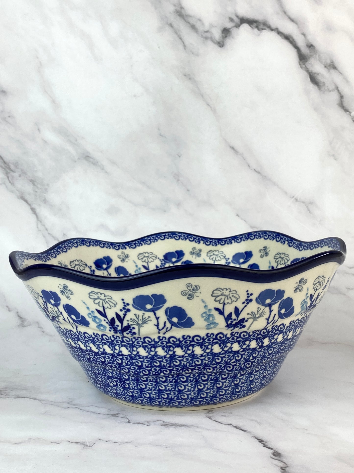 Large Wavy Serving Bowl - Shape 692 - Pattern 2902