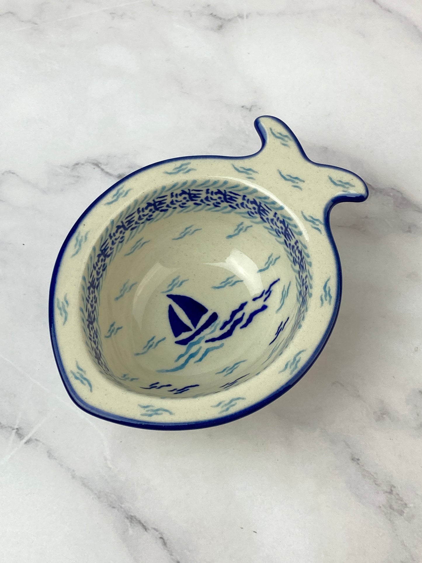 Smallest Fish Shaped Bowl - Shape E35 - Pattern 2931