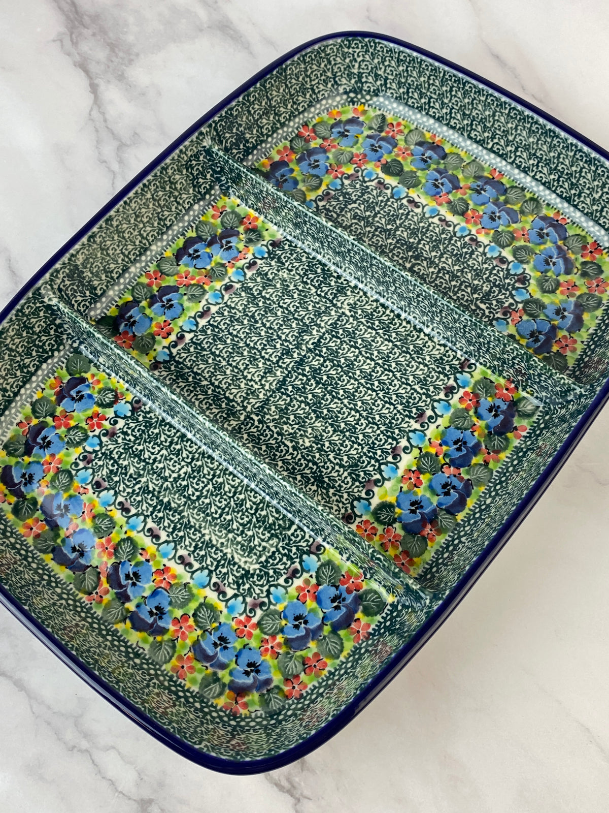 Shapi 394 Large Three Part Unikat Divided Dish - Shape 394 - Pattern U4841 ...