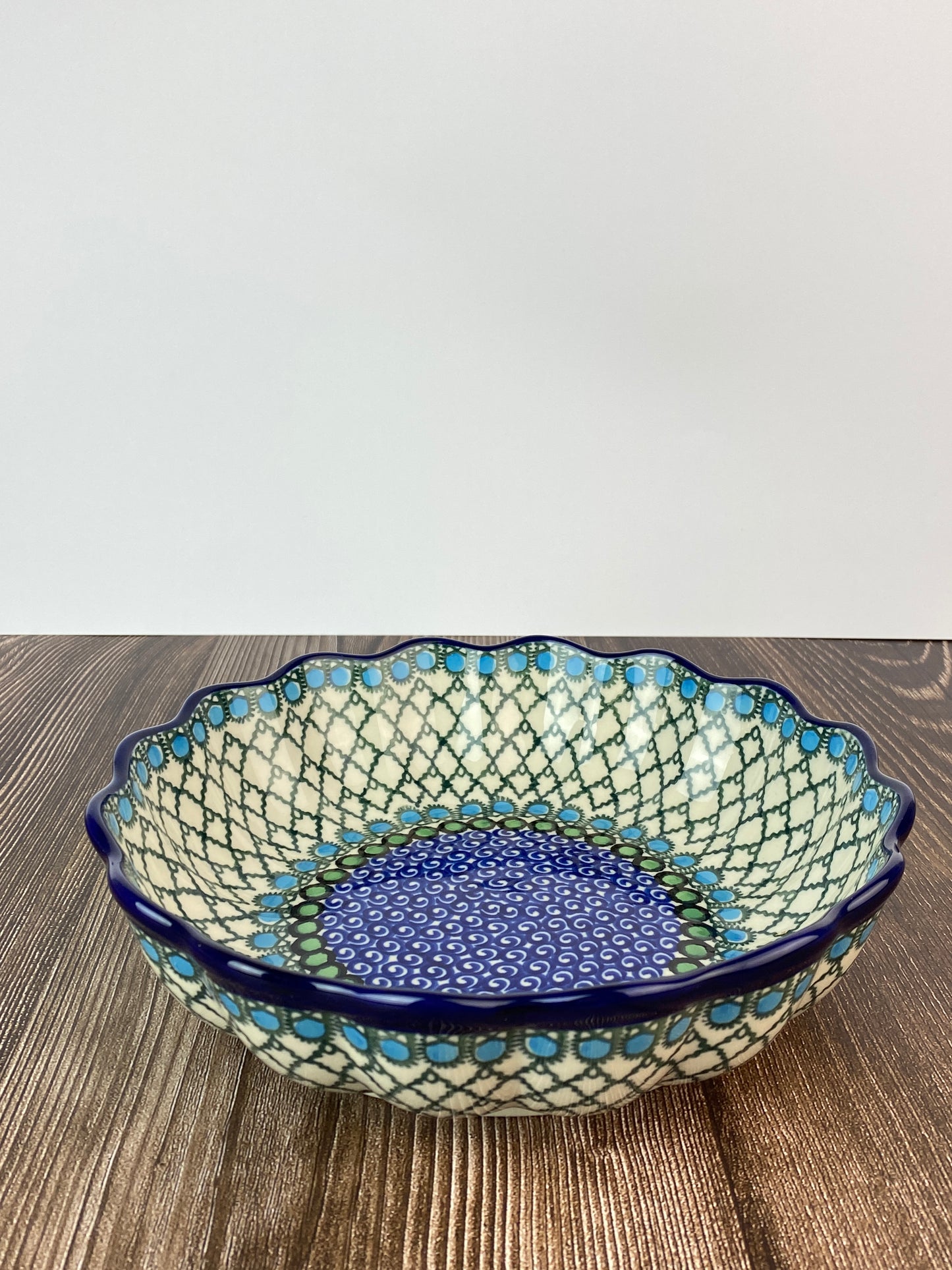 SALE Unikat Scalloped Bowl - Shape 974 - Pattern U72