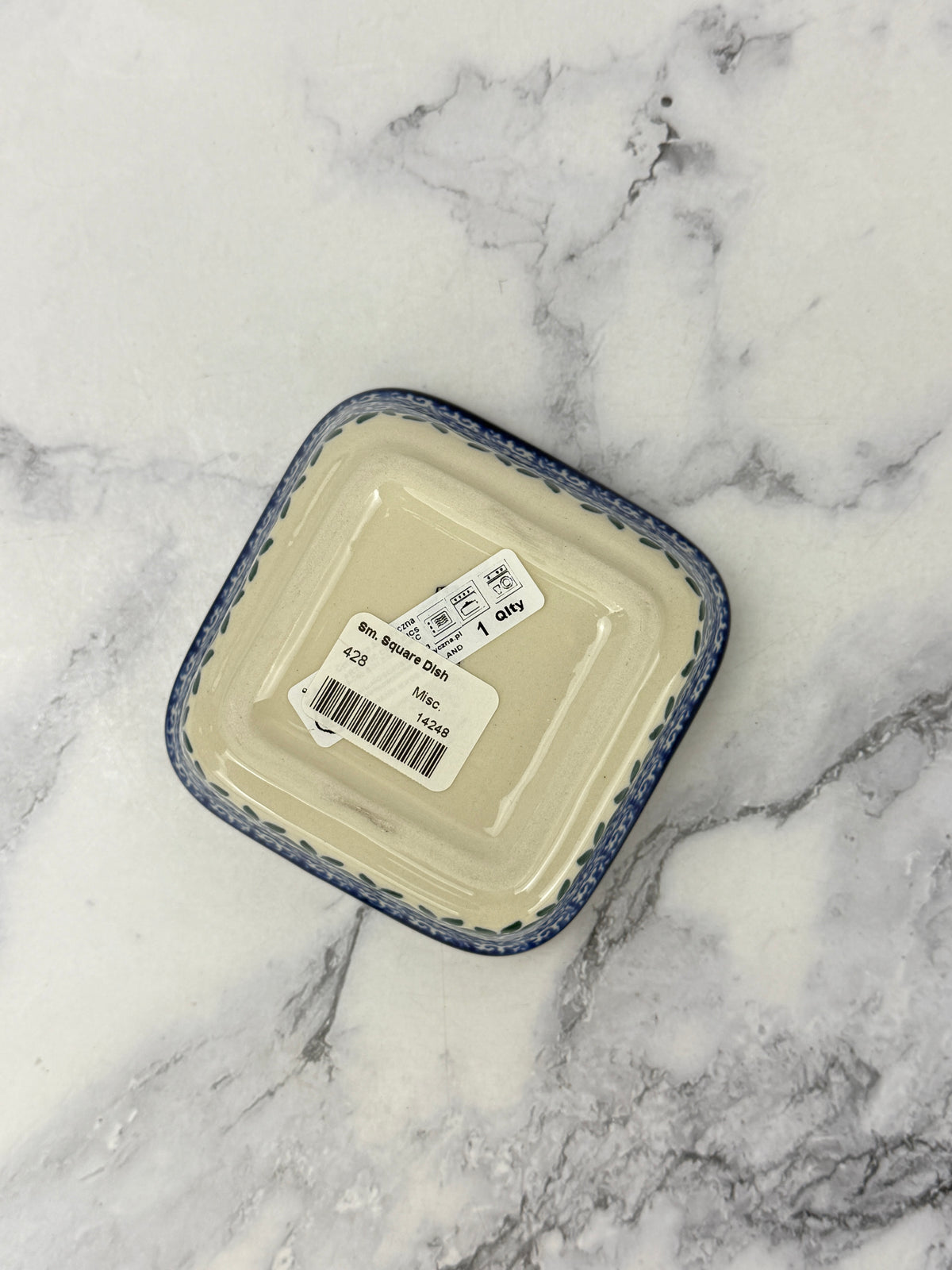Small Square Dish - Shape 428 - Pattern 2785