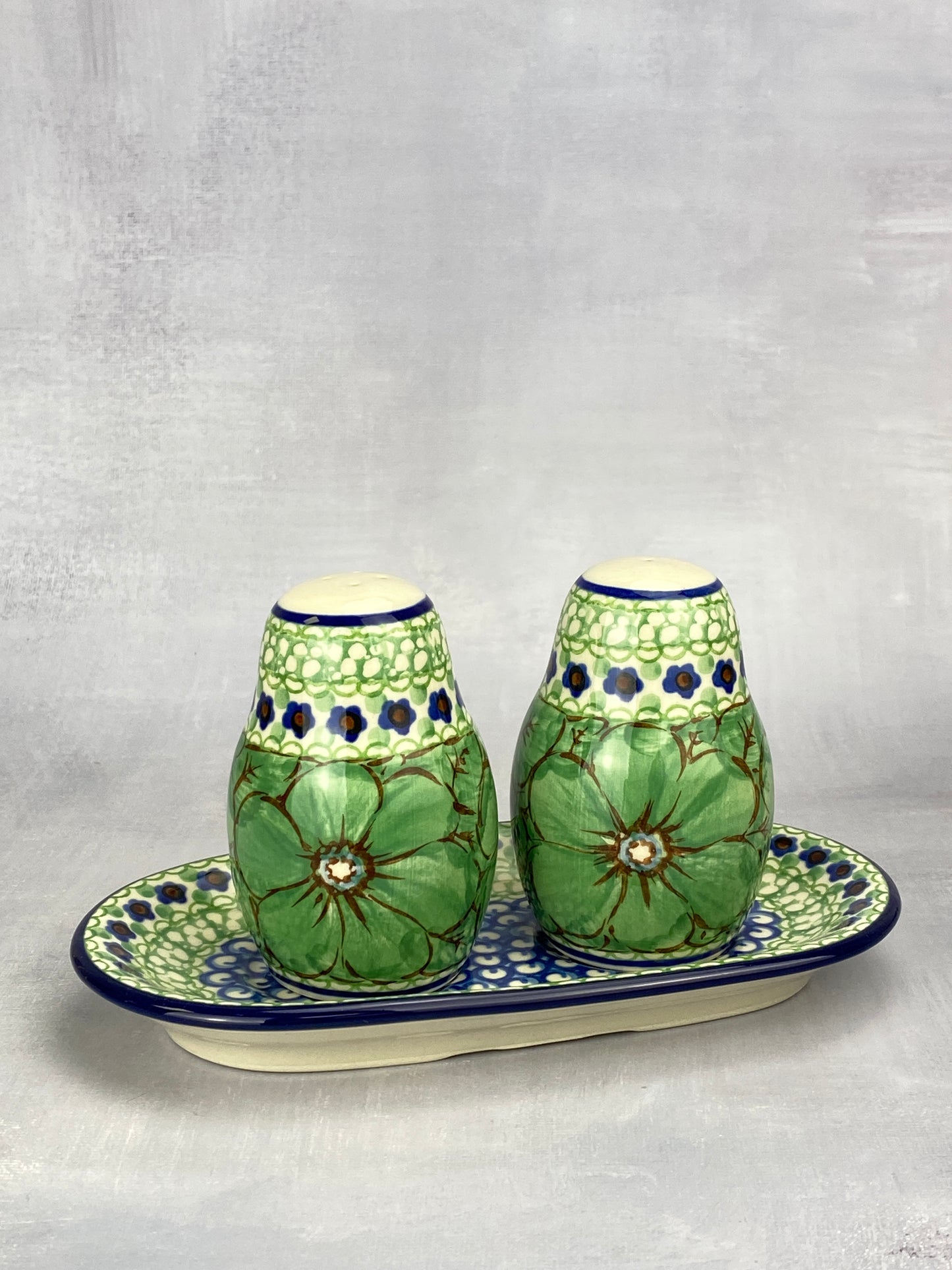 Unikat Salt and Pepper Set with Tray - Shape 131 - Pattern U408D