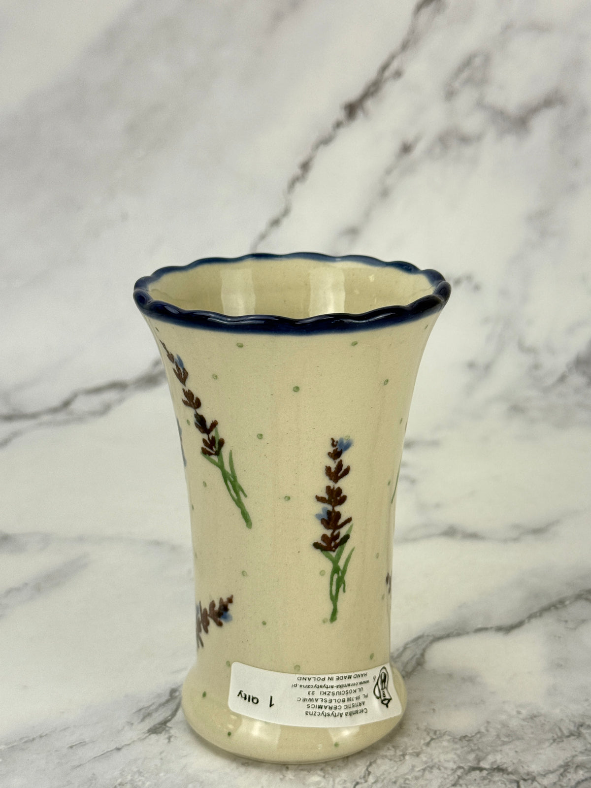Ruffled Bud Vase - Shape 127 - Pattern 3308