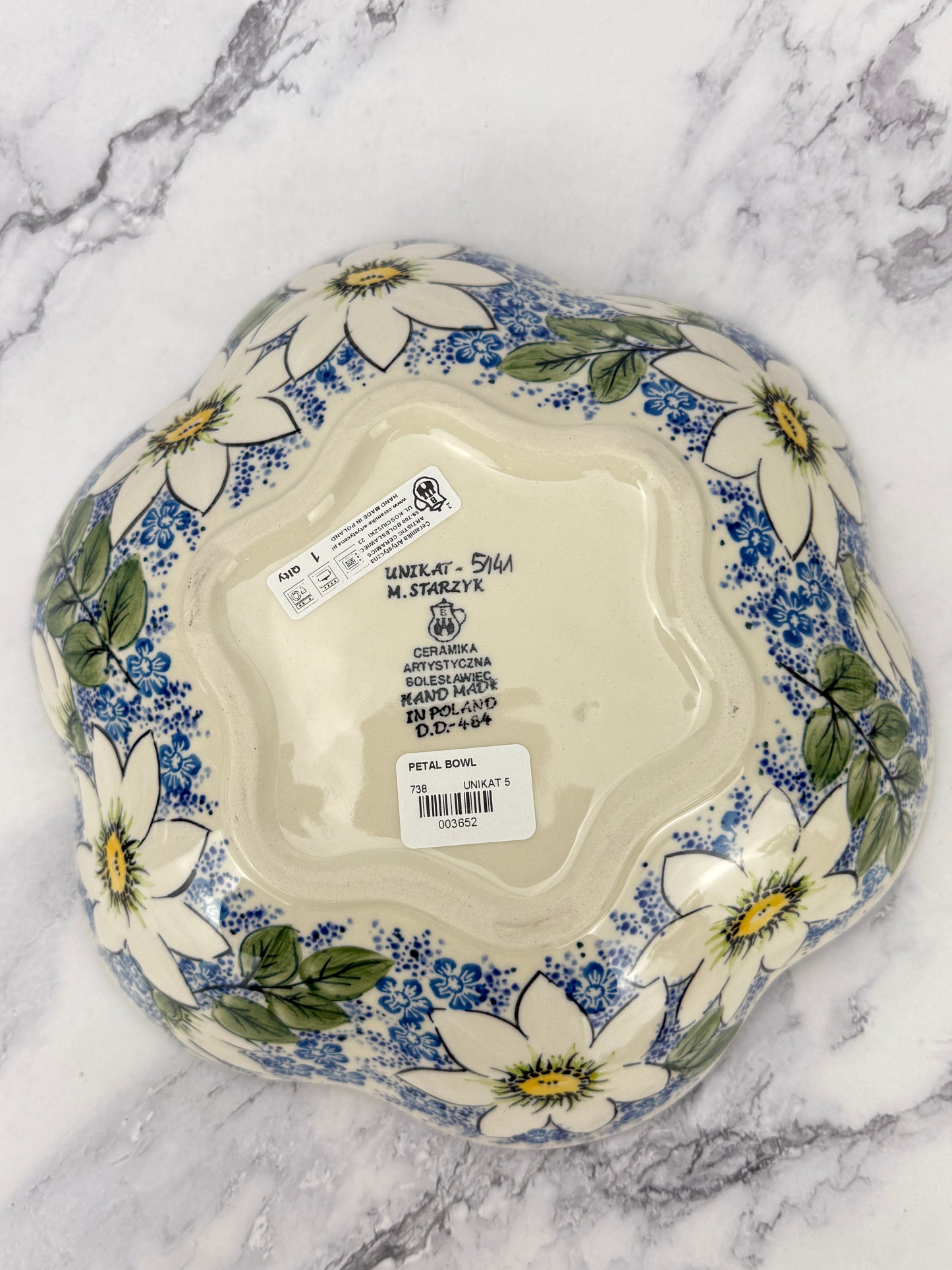 Unikat Flower Bowl - Shape 738 - Pattern U5141