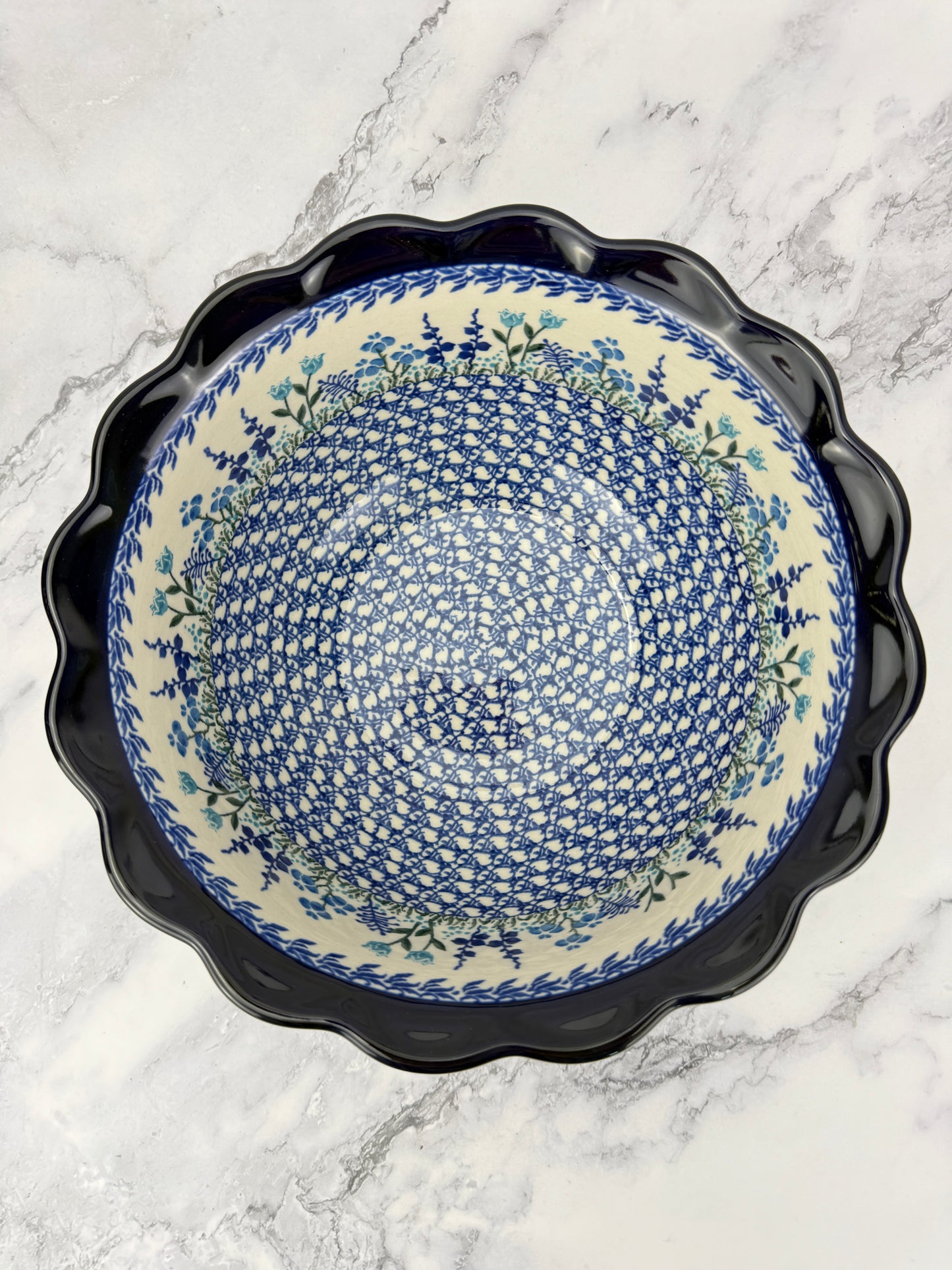 Large Ruffled Bowl - Shape 628 - Pattern 2898