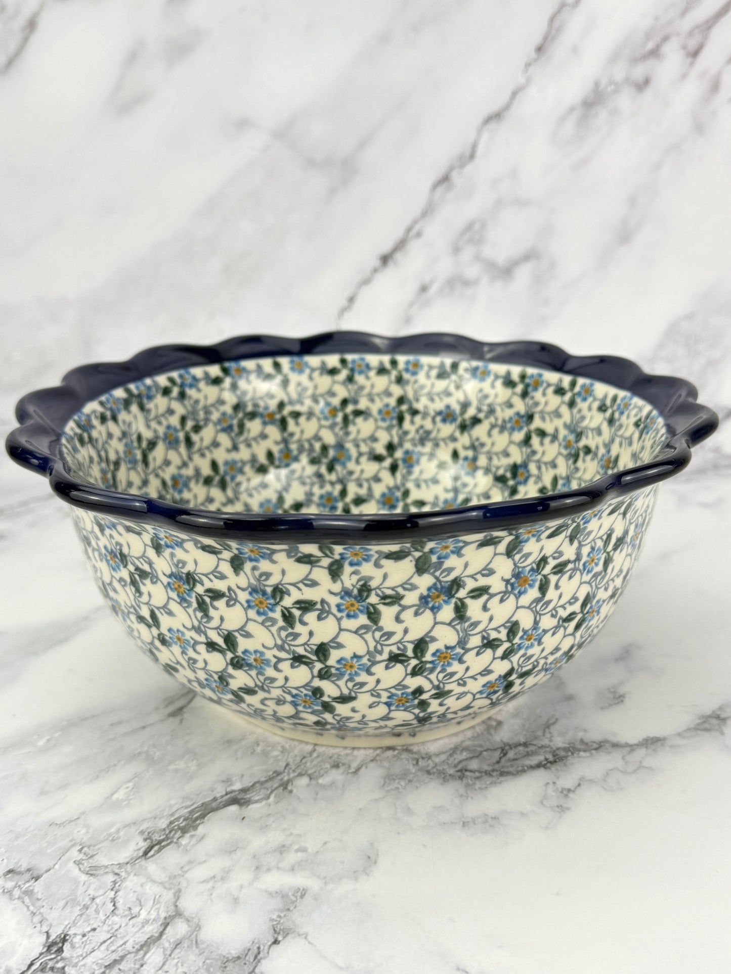 Large Ruffled Bowl - Shape 628 - Pattern 2089