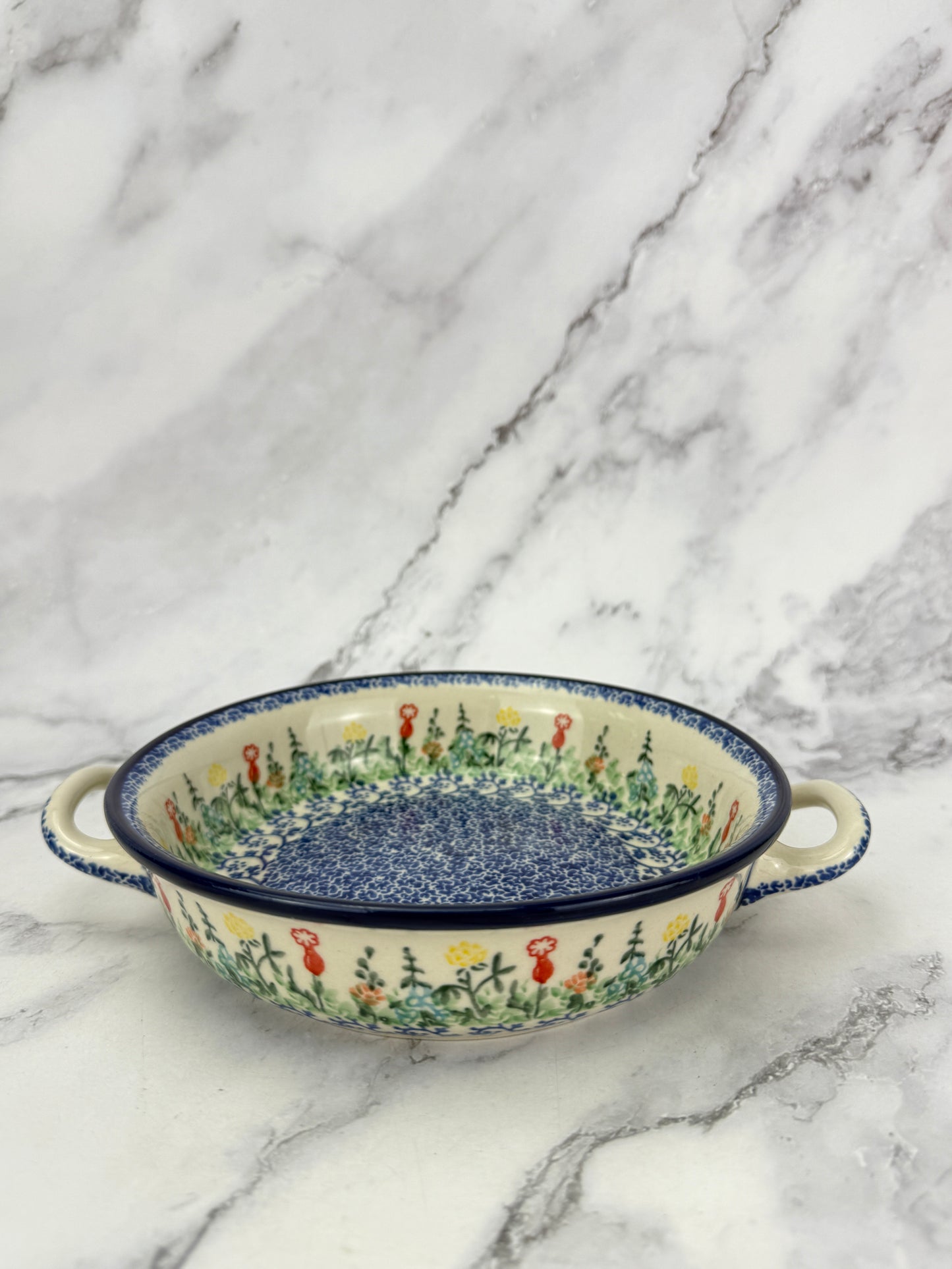 Small Round Baker with Handles - Shape C40 - Pattern 3230