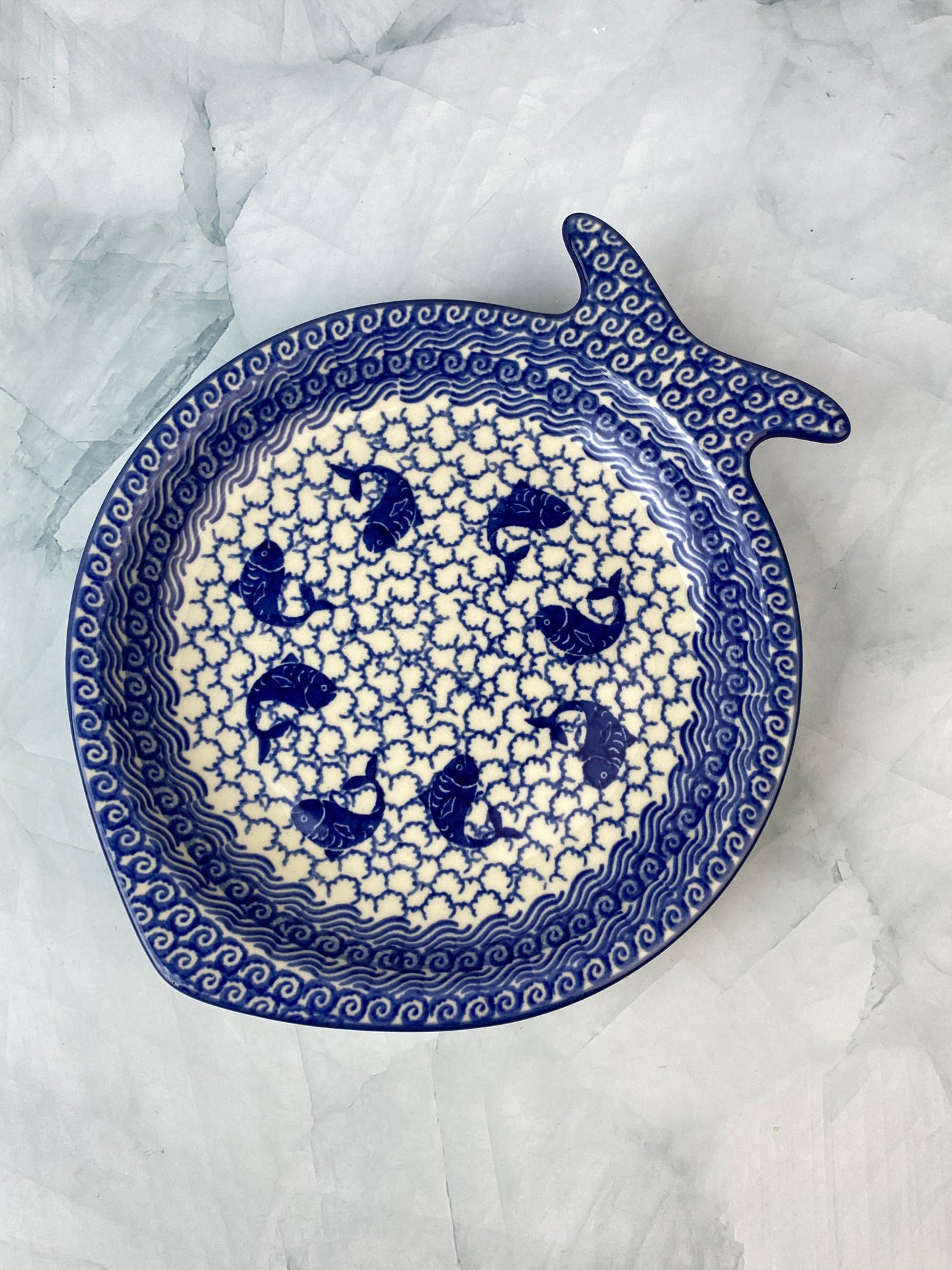 Medium Fish Plate - Shape E37 - Pattern 2386