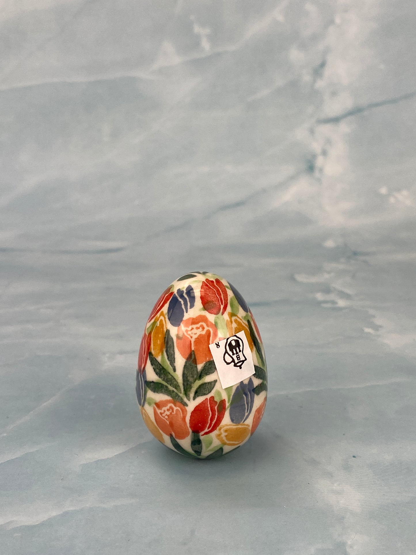 Unikat Ceramic Egg - Shape 44 - Pattern U4226