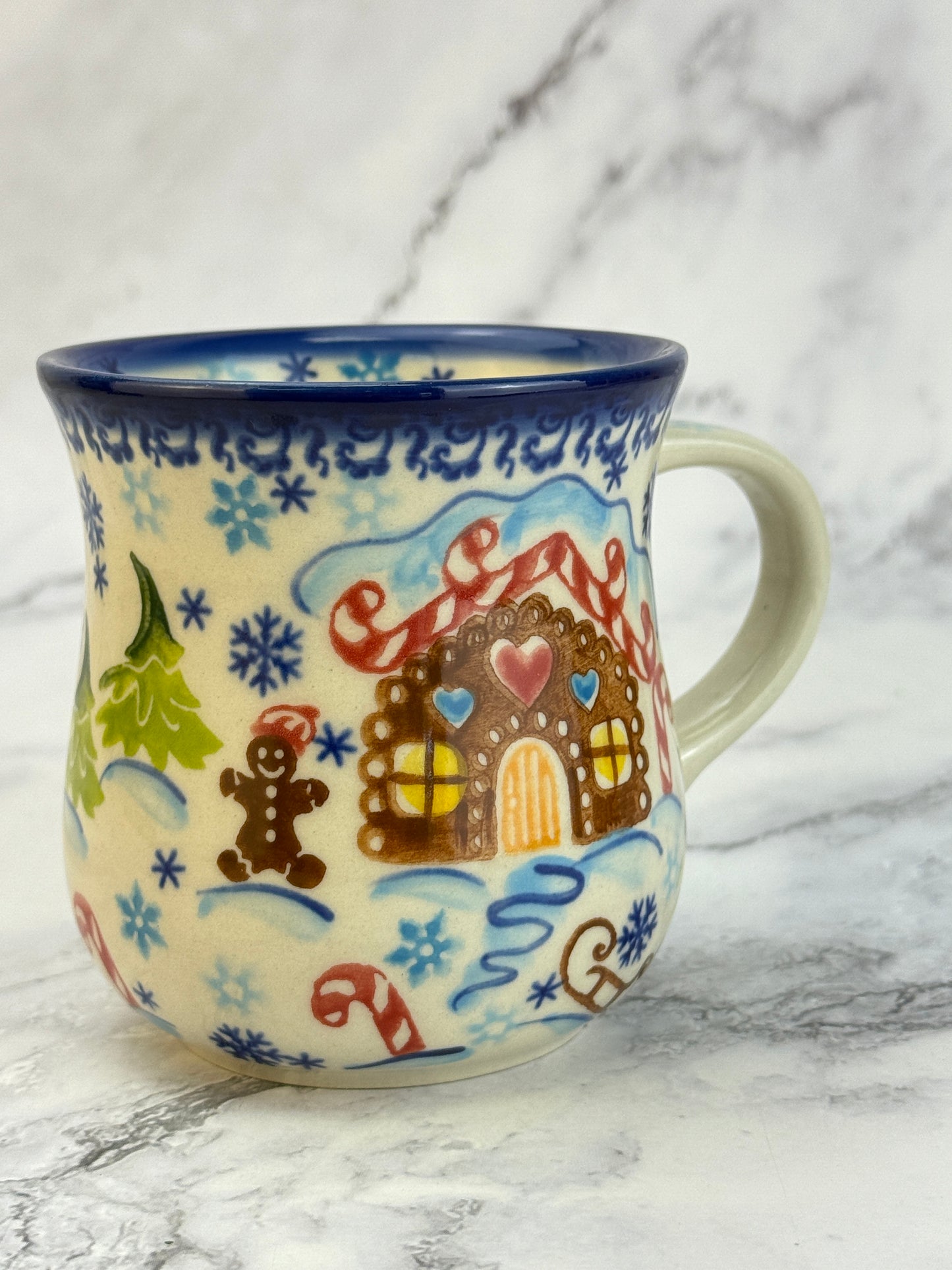 Vena Unikat 8oz Holiday Mug - Shape V053 - Gingerbread