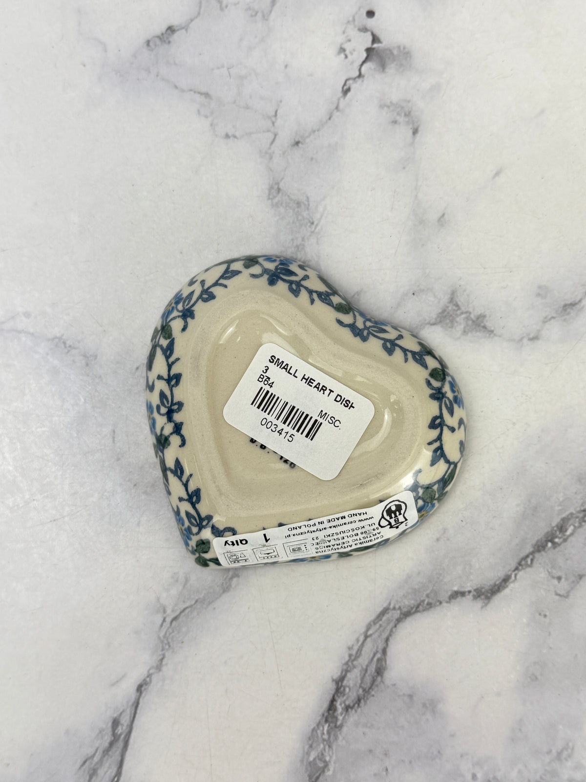 Heart Dish - Shape B64 - Pattern 2089