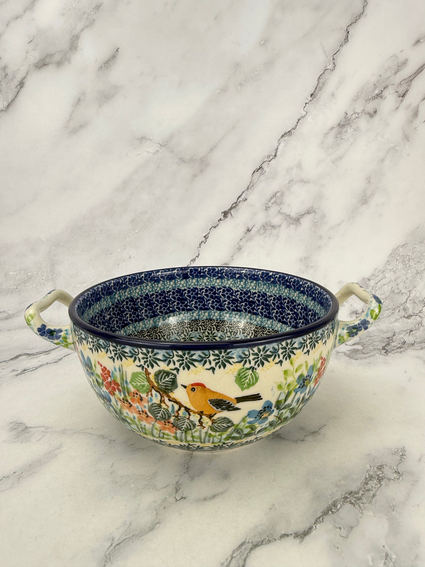 Unikat Open Handled Bowl - Shape D02 - Pattern U5098