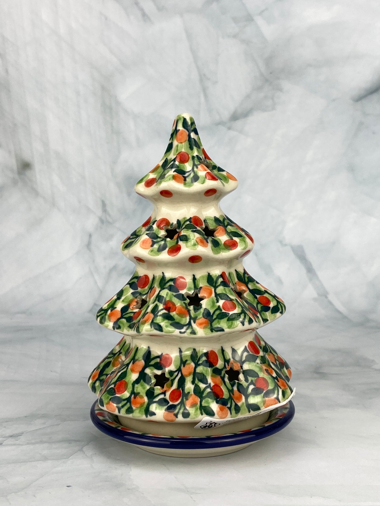 Small 6" Unikat Christmas Tree - Shape 512 - Pattern U4806