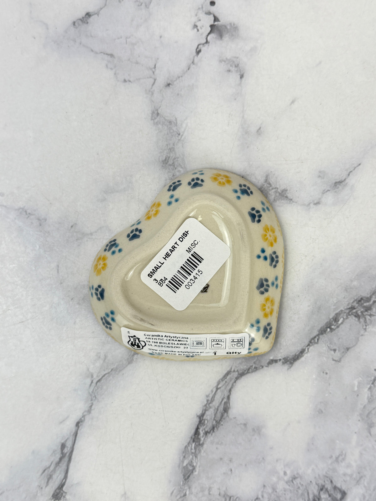 Heart Dish - Shape B64 - Pattern 2153